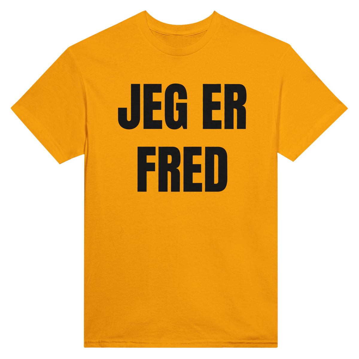Jeg er fred – morsom t-skjorte med norsk humor fra Køddeklær