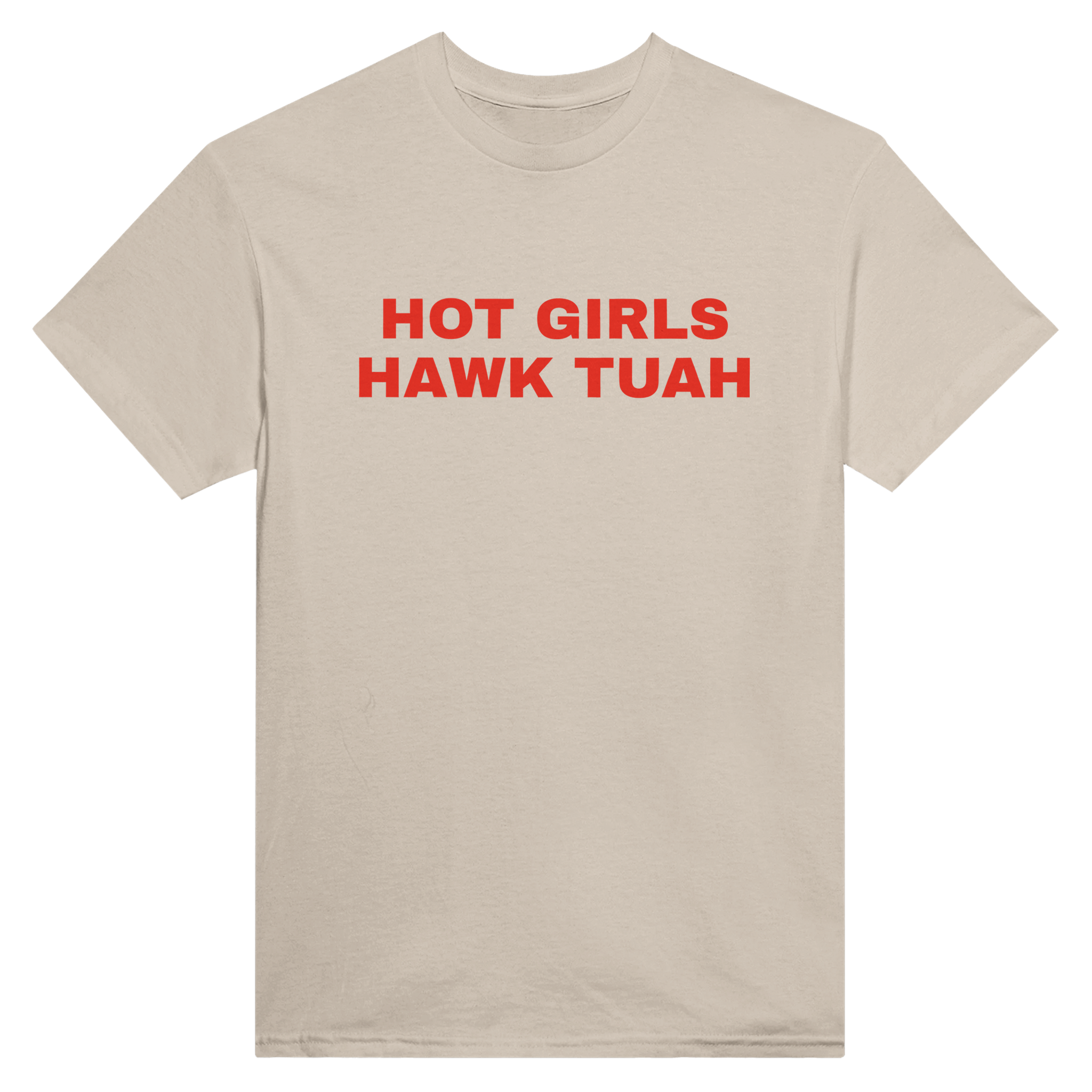 Hot girls hawk tuah – morsom t-skjorte fra Køddeklær