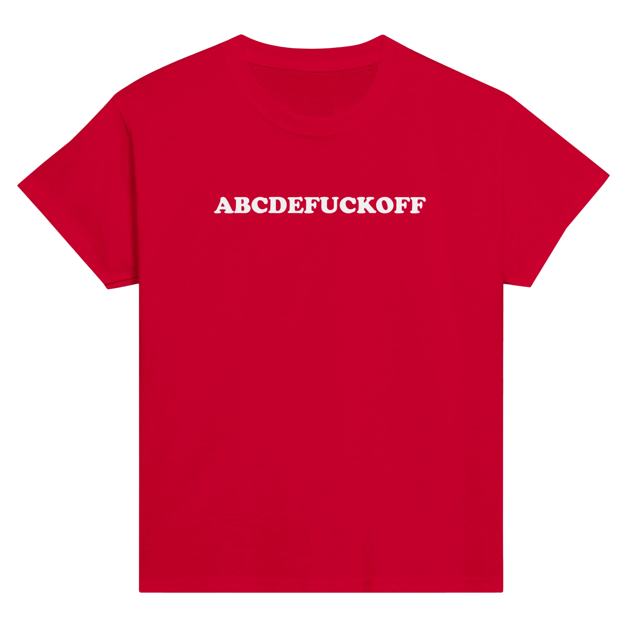Abcdefuckoff – morsom baby tee fra Køddeklær