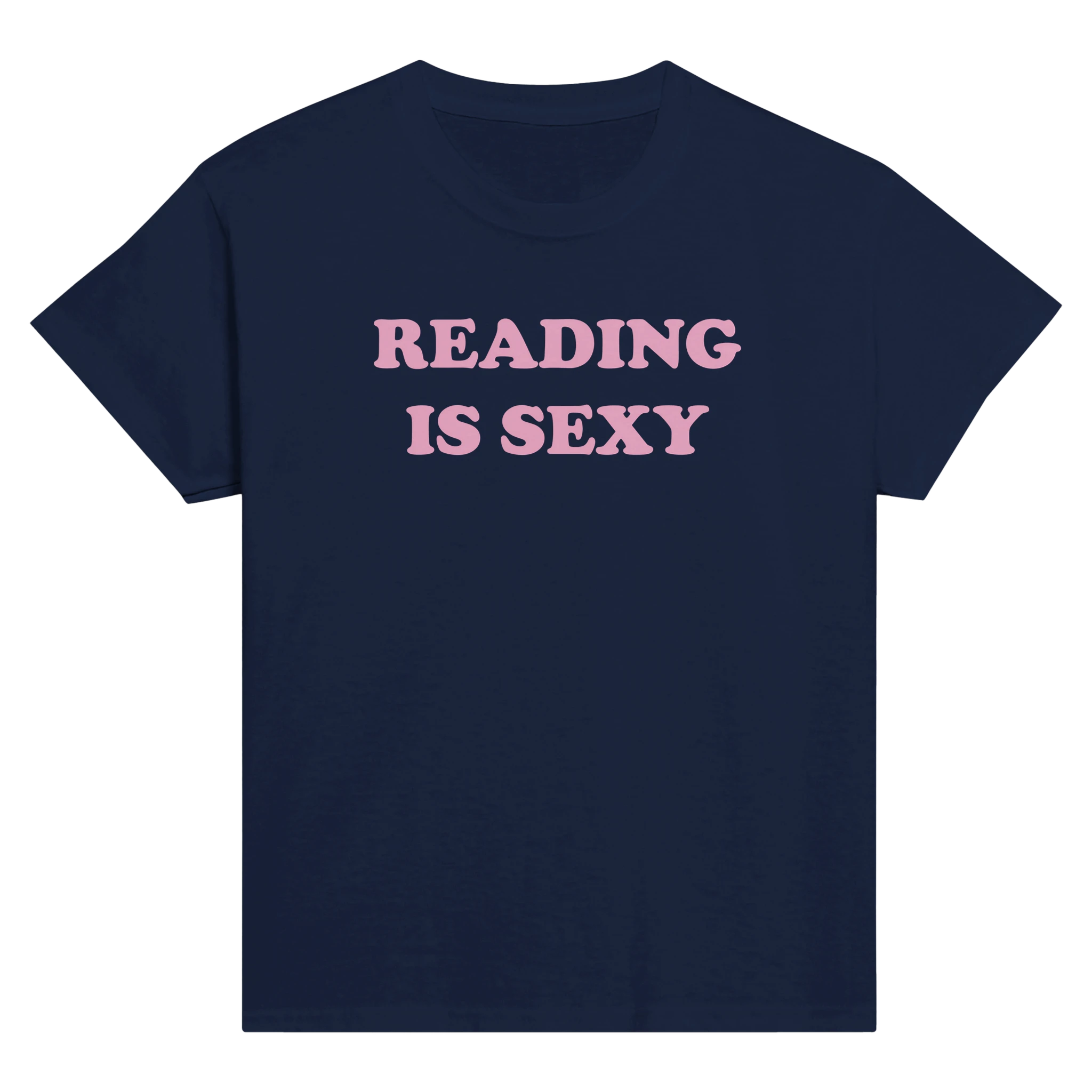 Reading is sexy – morsom baby tee fra Køddeklær