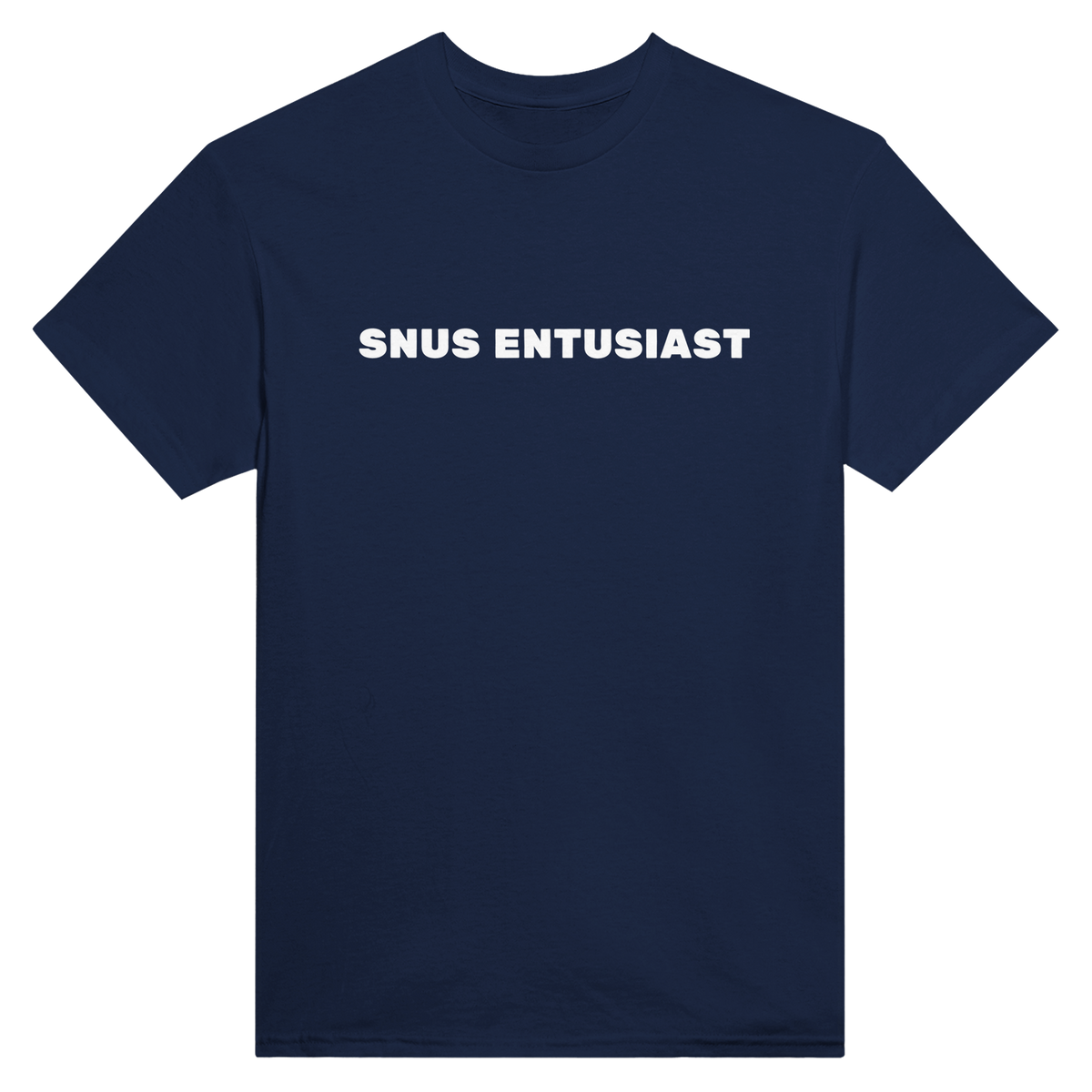 Snus entusiast – morsom t-skjorte med norsk humor fra Køddeklær