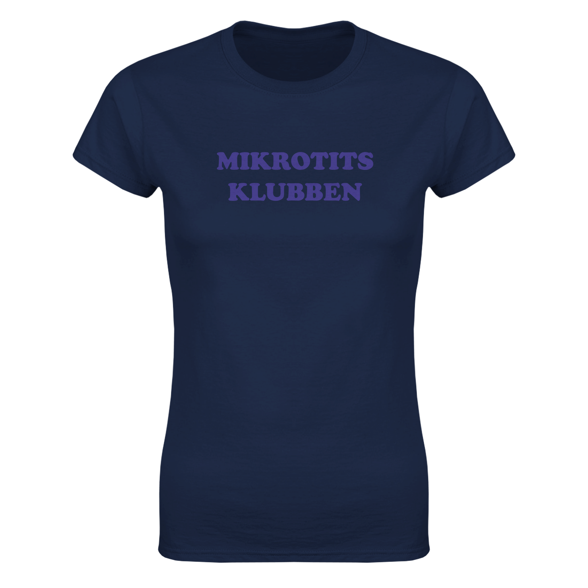 Mikrotits klubben – morsom dame-t-skjorte fra Køddeklær