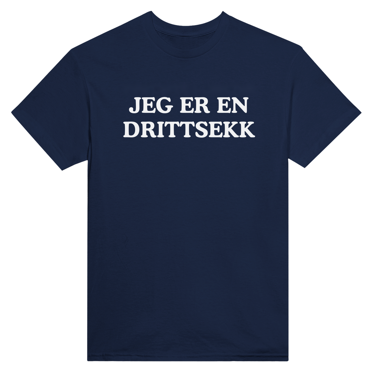 Jeg er en drittsekk - t-skjorte – Navy