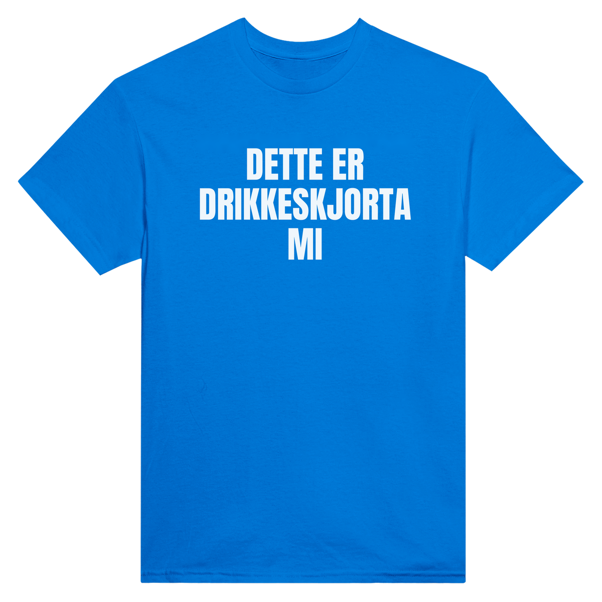 Dette er drikkeskjorta mi - t-skjorte – Royal