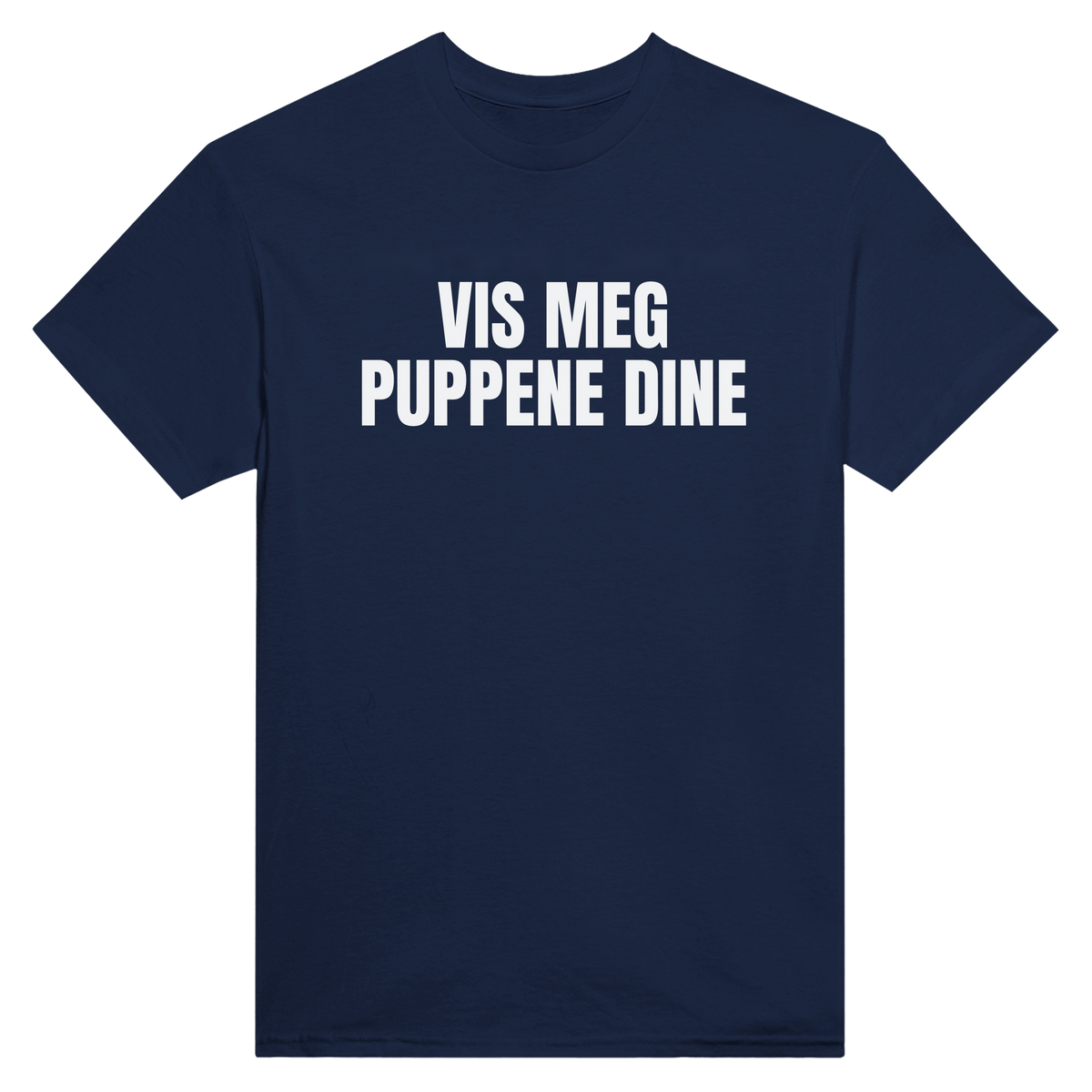 Vis meg puppene dine - t-skjorte – Navy