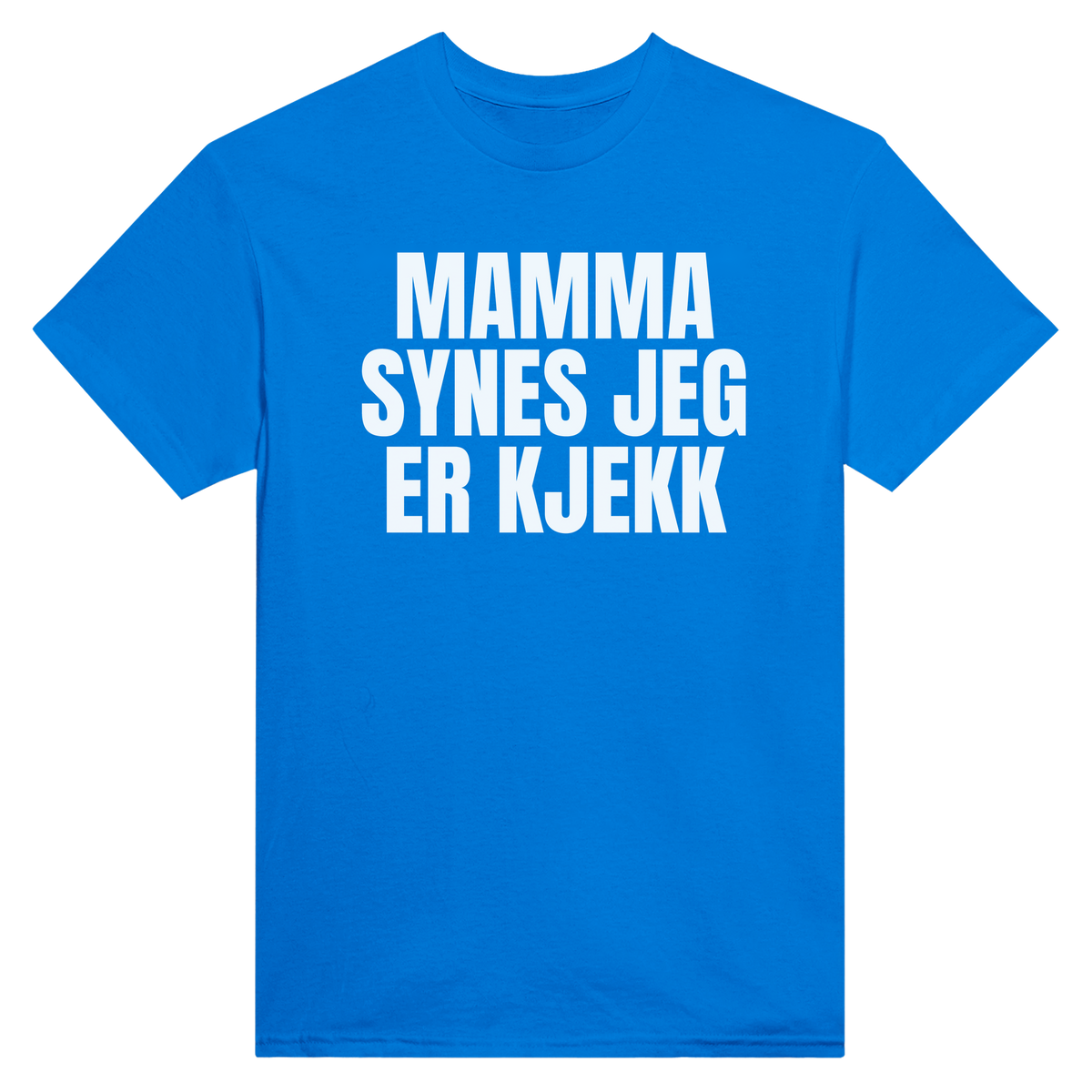 Mamma synes jeg er kjekk - t-skjorte – Royal
