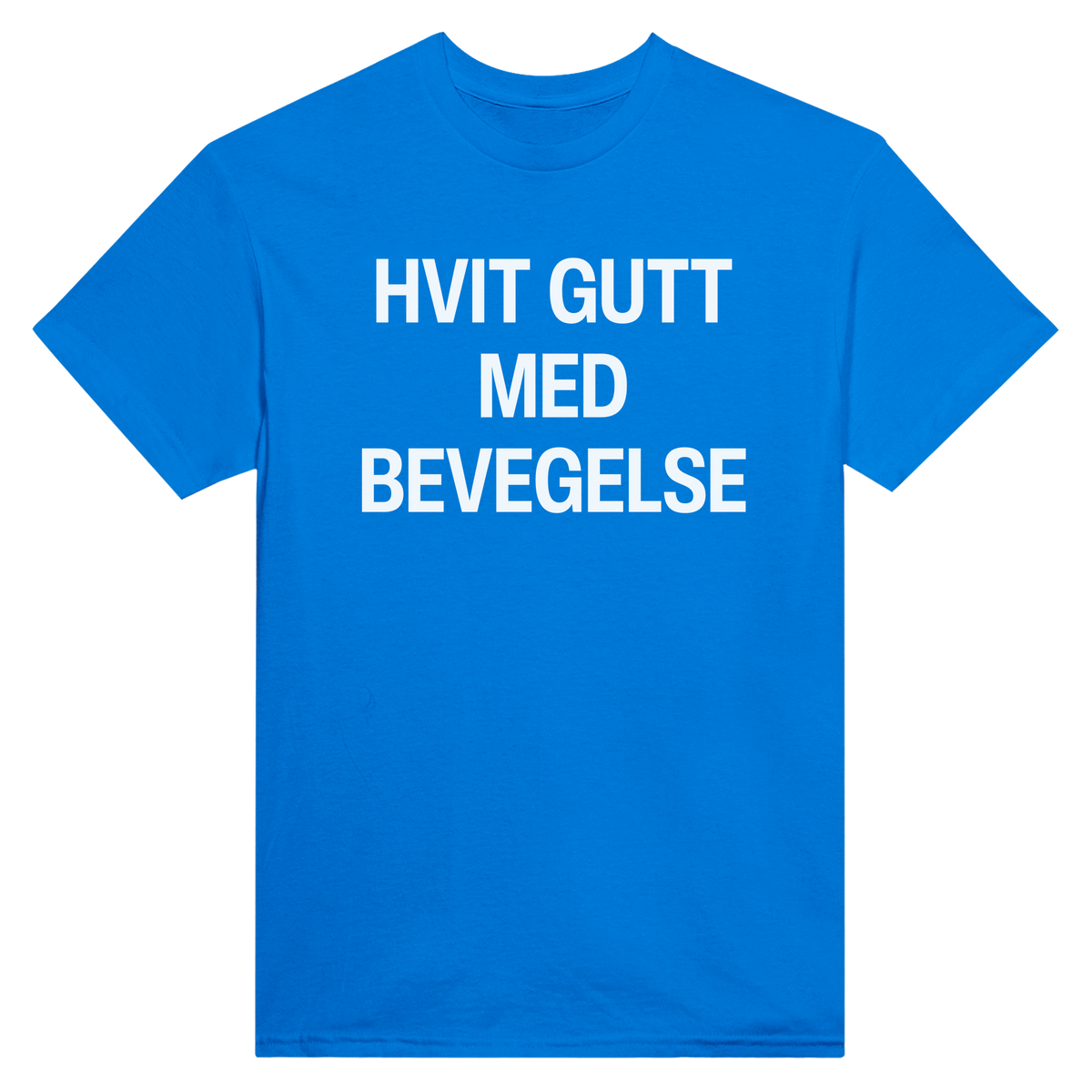 Hvit gutt med bevegelse - t-skjorte – Royal