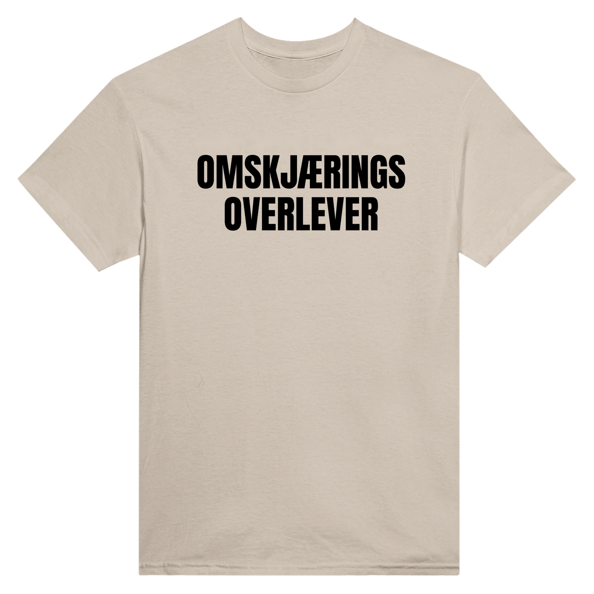 Omskjæringsoverlever - t-skjorte – Sand