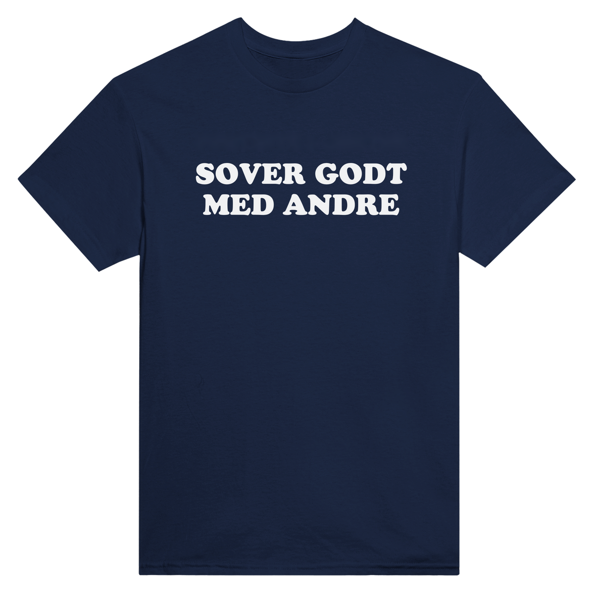 Sover godt med andre - t-skjorte – Navy