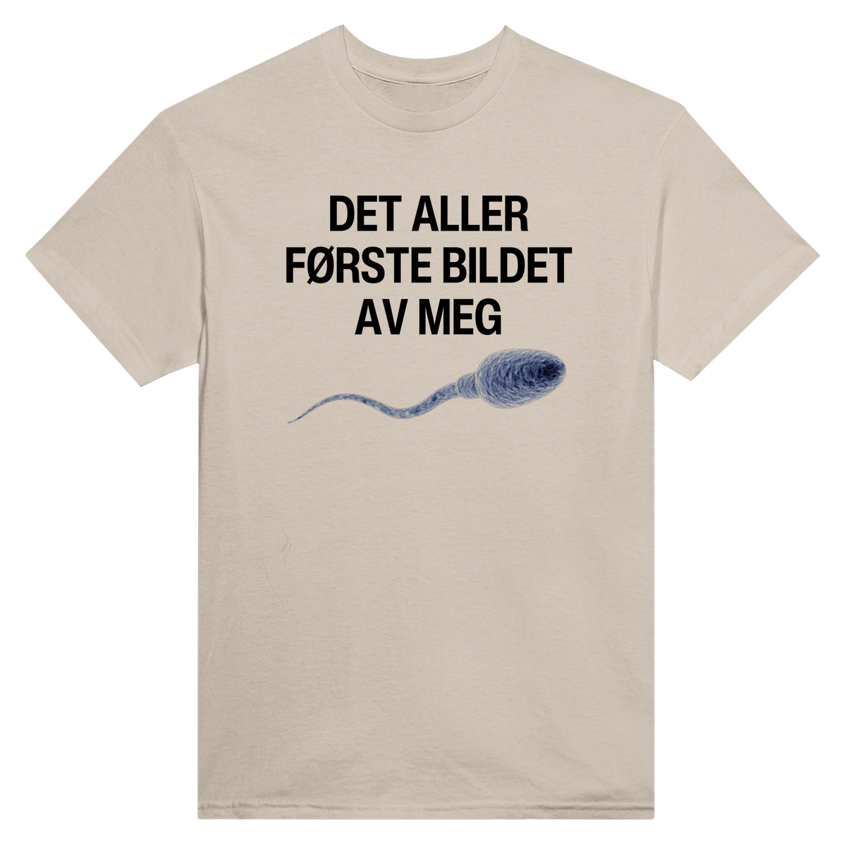 Det aller første bildet av meg - t-skjorte – Sand