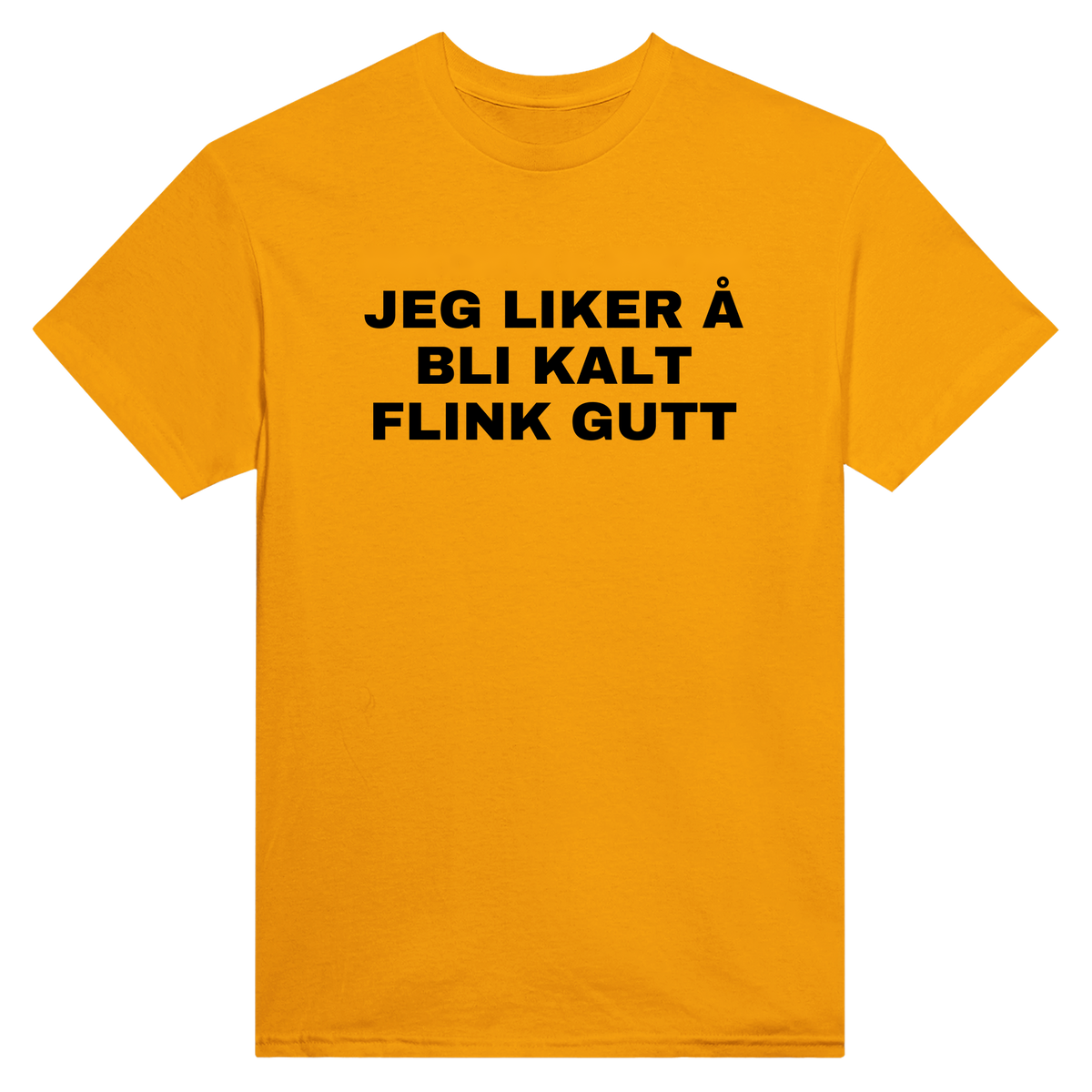 Jeg liker å bli kalt flink gutt - t-skjorte – Gold
