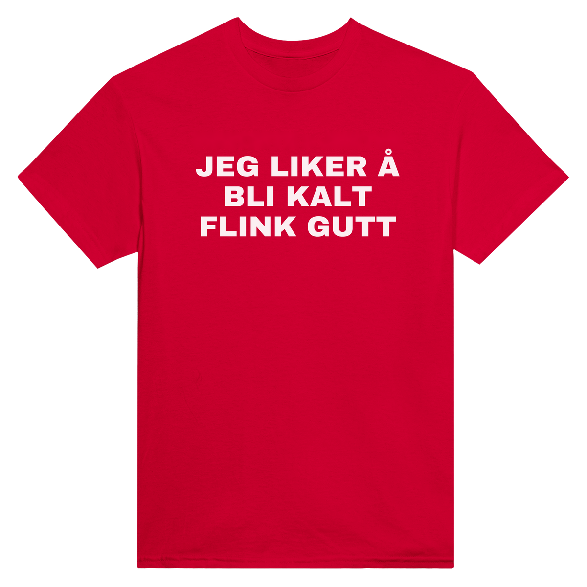 Jeg liker å bli kalt flink gutt - t-skjorte – Red
