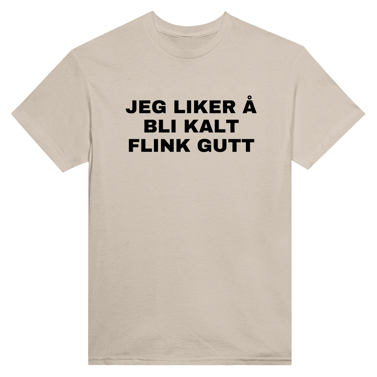 Jeg liker å bli kalt flink gutt - t-skjorte – Sand