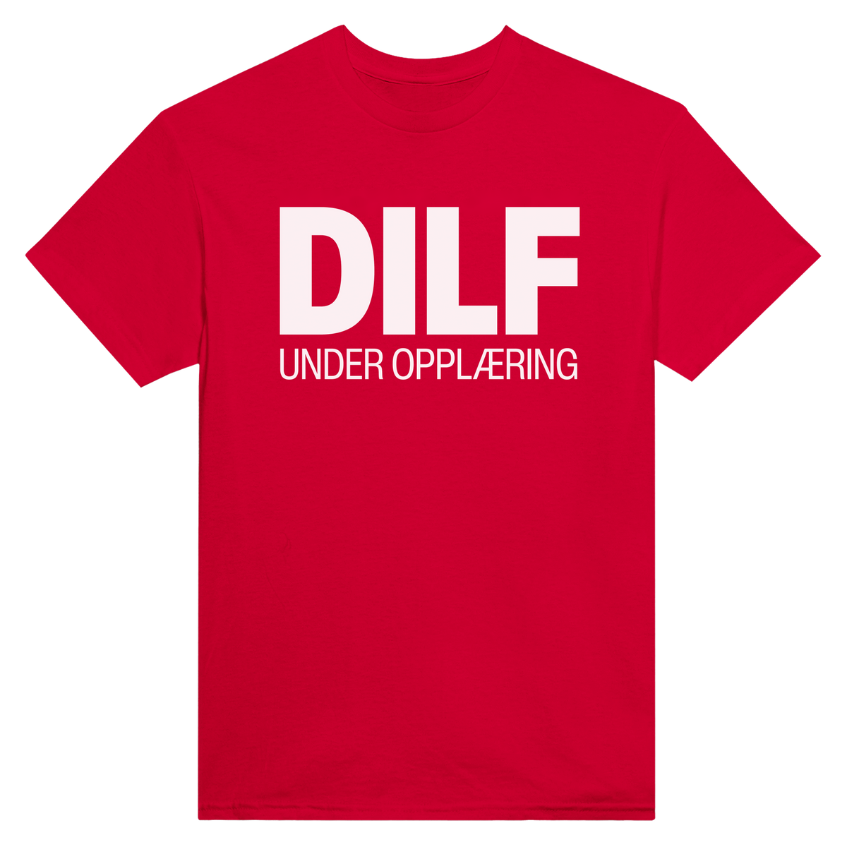 DILF under opplæring - t-skjorte – Red