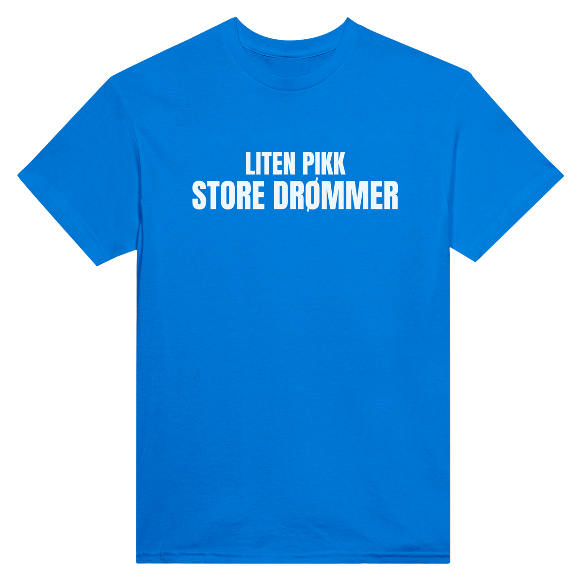 Liten pikk store drømmer - t-skjorte – Royal