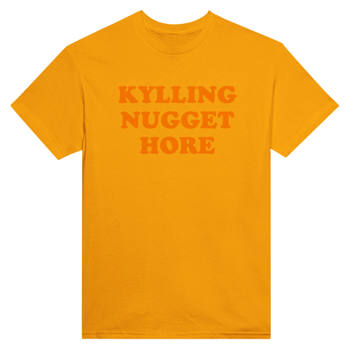 Kyllingnuggethore - t-skjorte – Gold