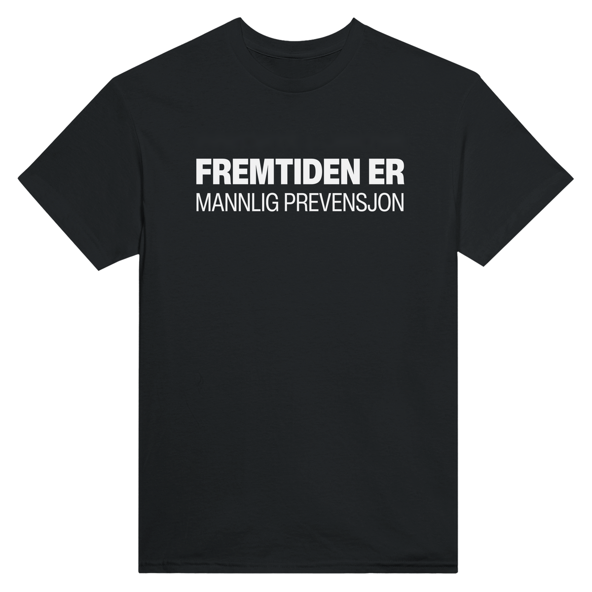 Fremtiden er mannlig prevensjon - t-skjorte – Black