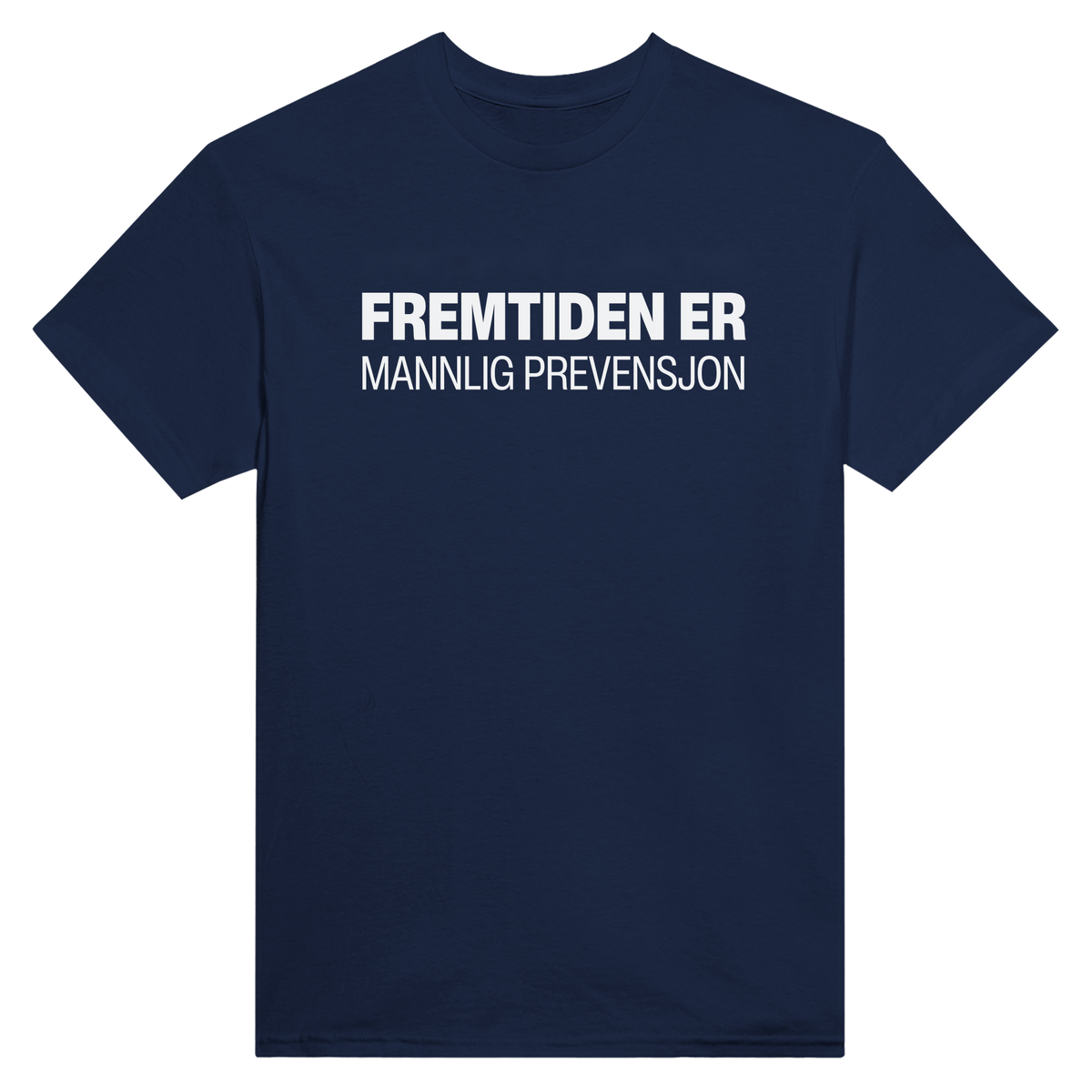 Fremtiden er mannlig prevensjon - t-skjorte – Navy