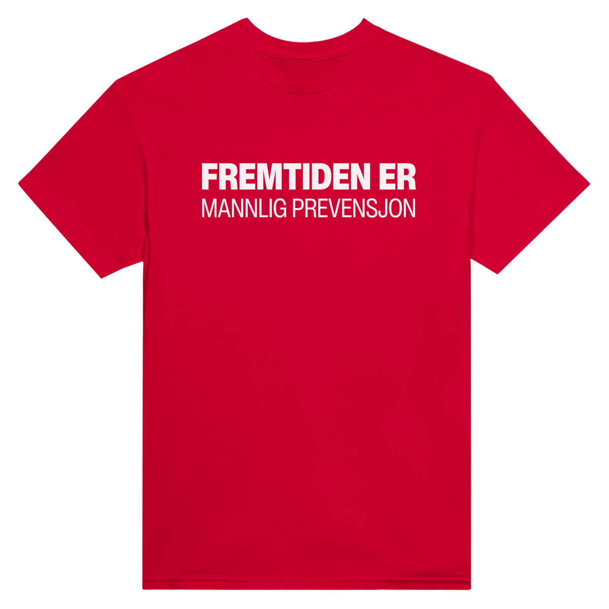 Fremtiden er mannlig prevensjon - t-skjorte – Red
