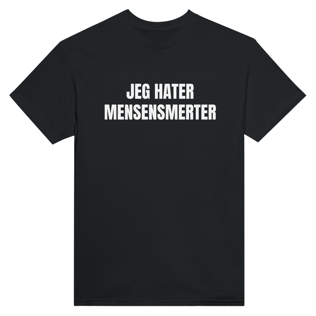 Jeg hater mensensmerter - t-skjorte – Black