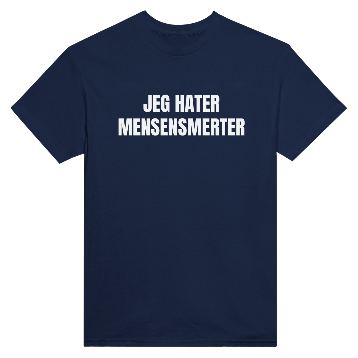 Jeg hater mensensmerter - t-skjorte – Navy