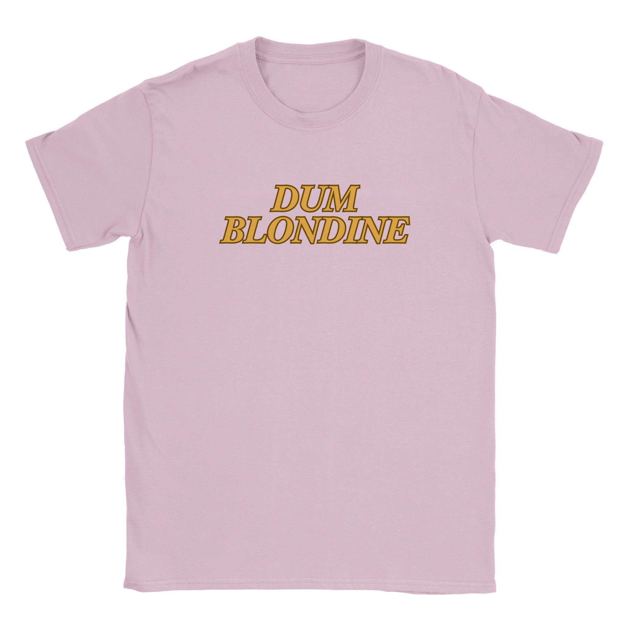 Dum blondine - Baby tee – Light Pink