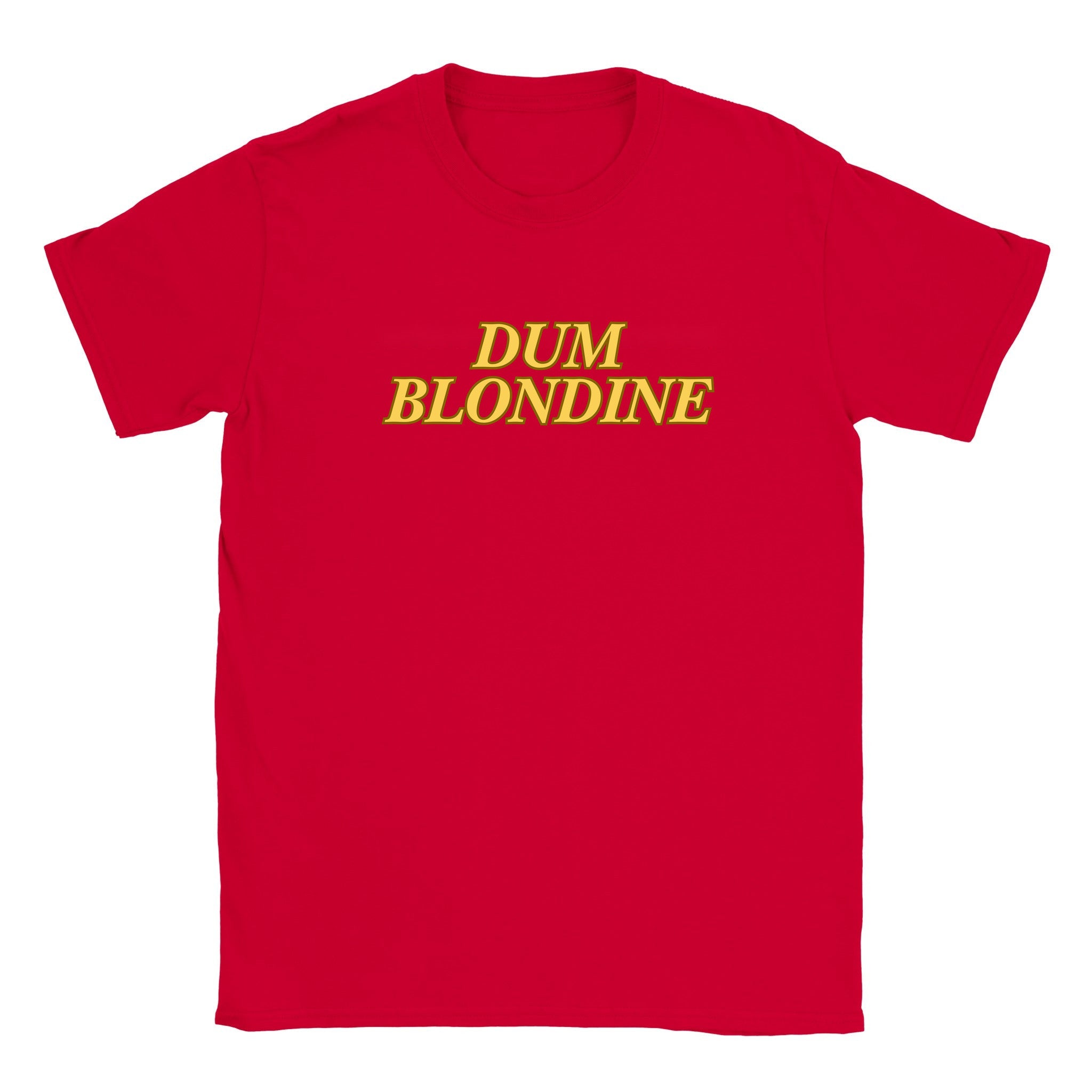 Dum blondine - Baby tee – Red