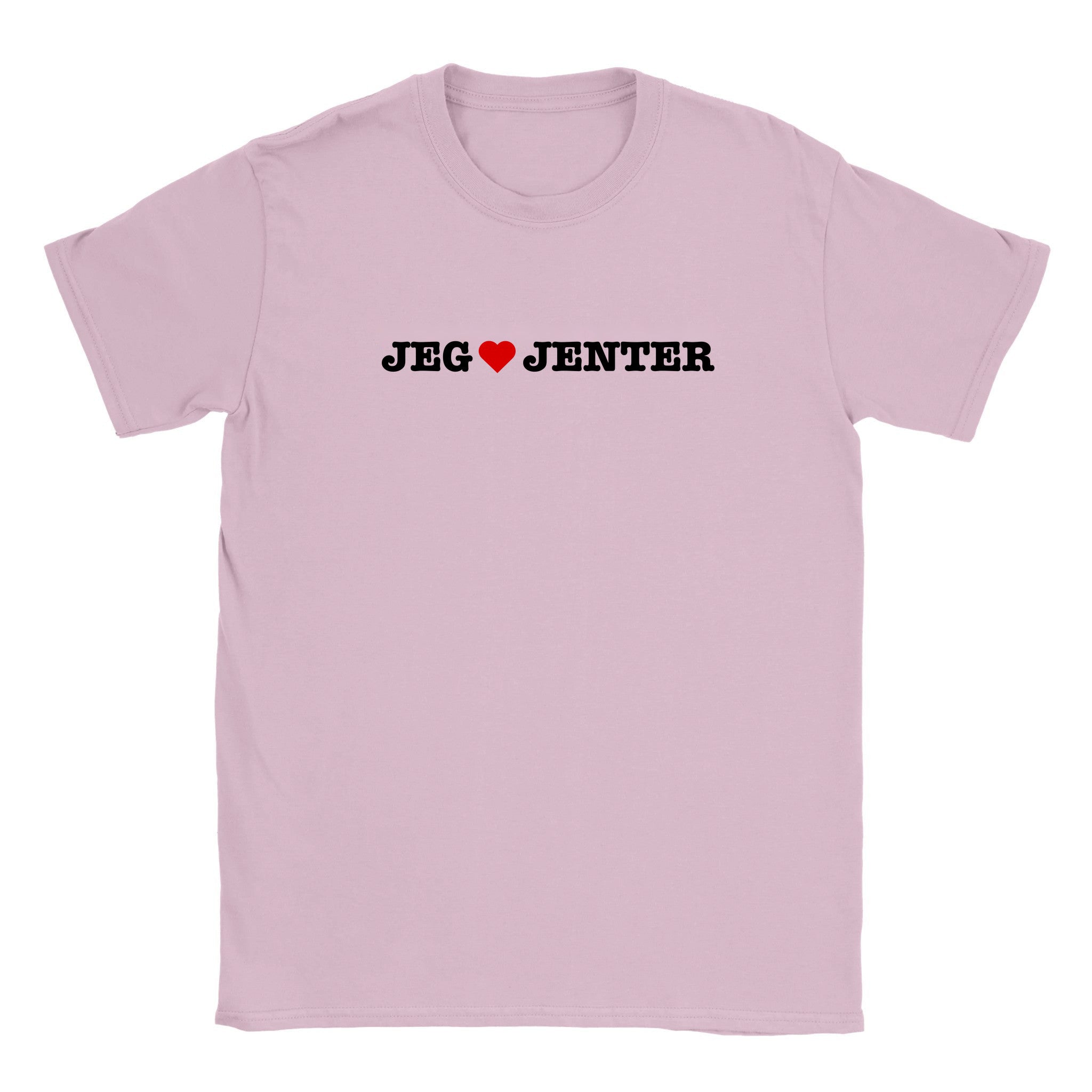 Jeg elsker jenter - Baby tee – Light Pink