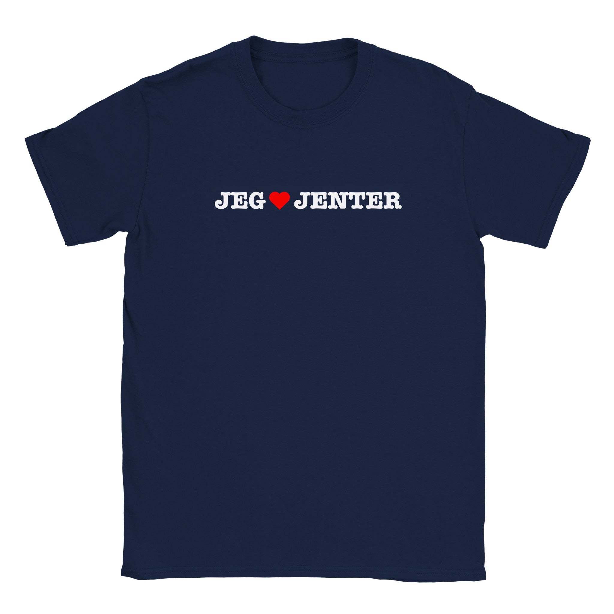 Jeg elsker jenter - Baby tee – Navy