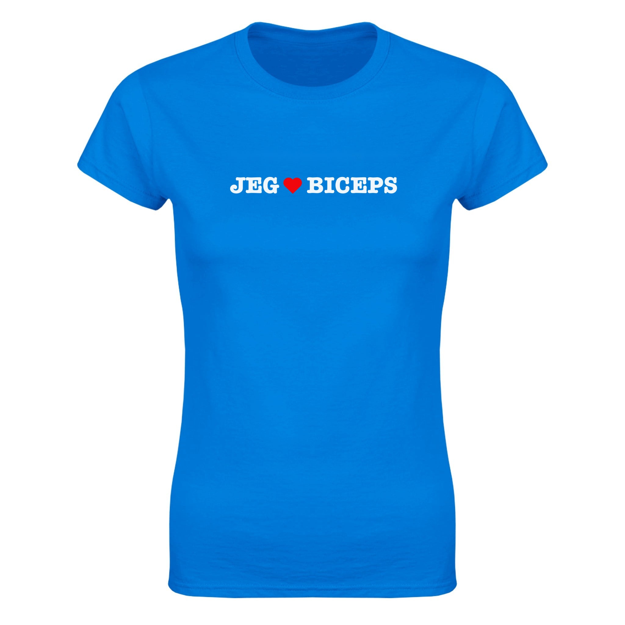 Jeg elsker biceps - Dame t-skjorte – Royal