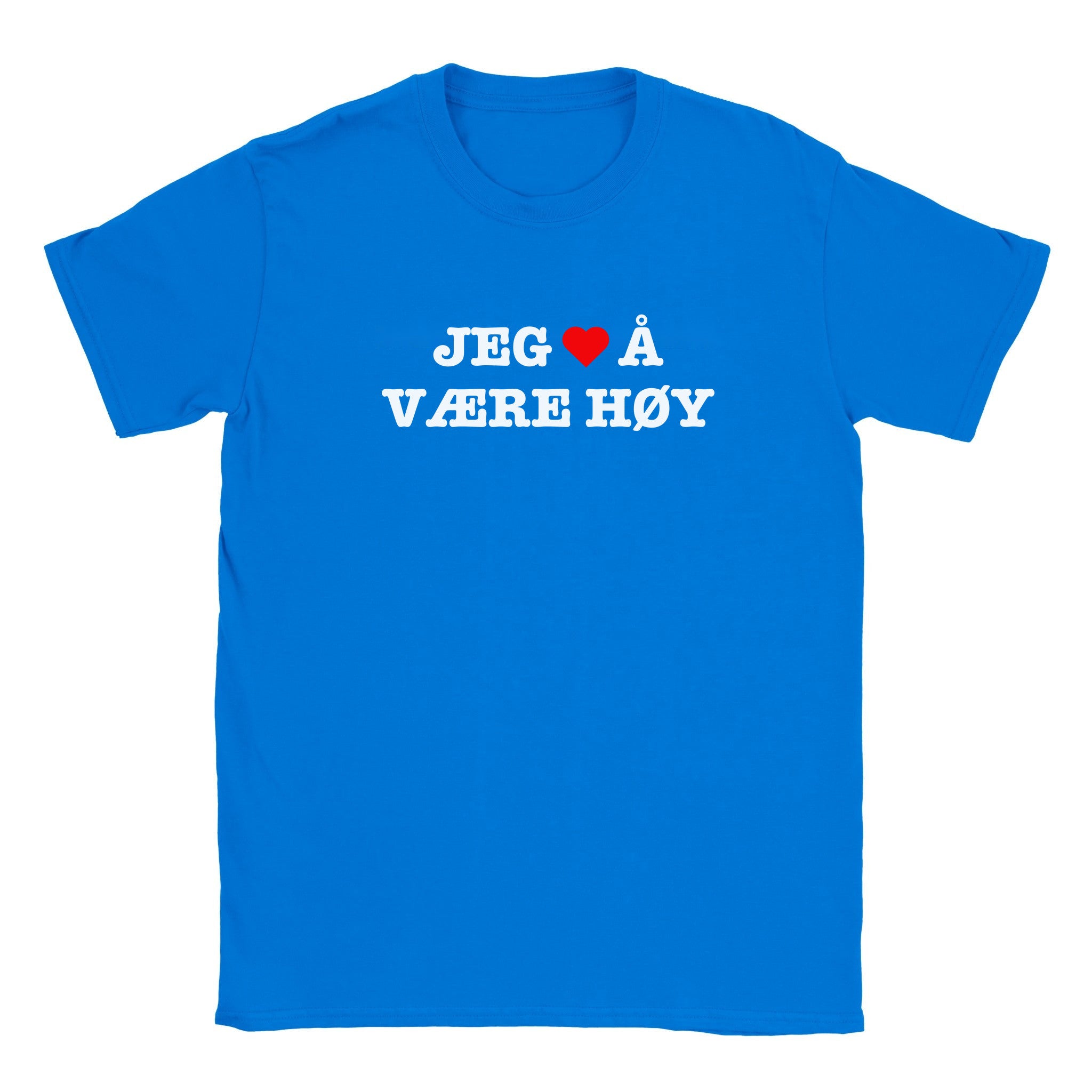 Jeg elsker å være høy - Baby tee – Royal