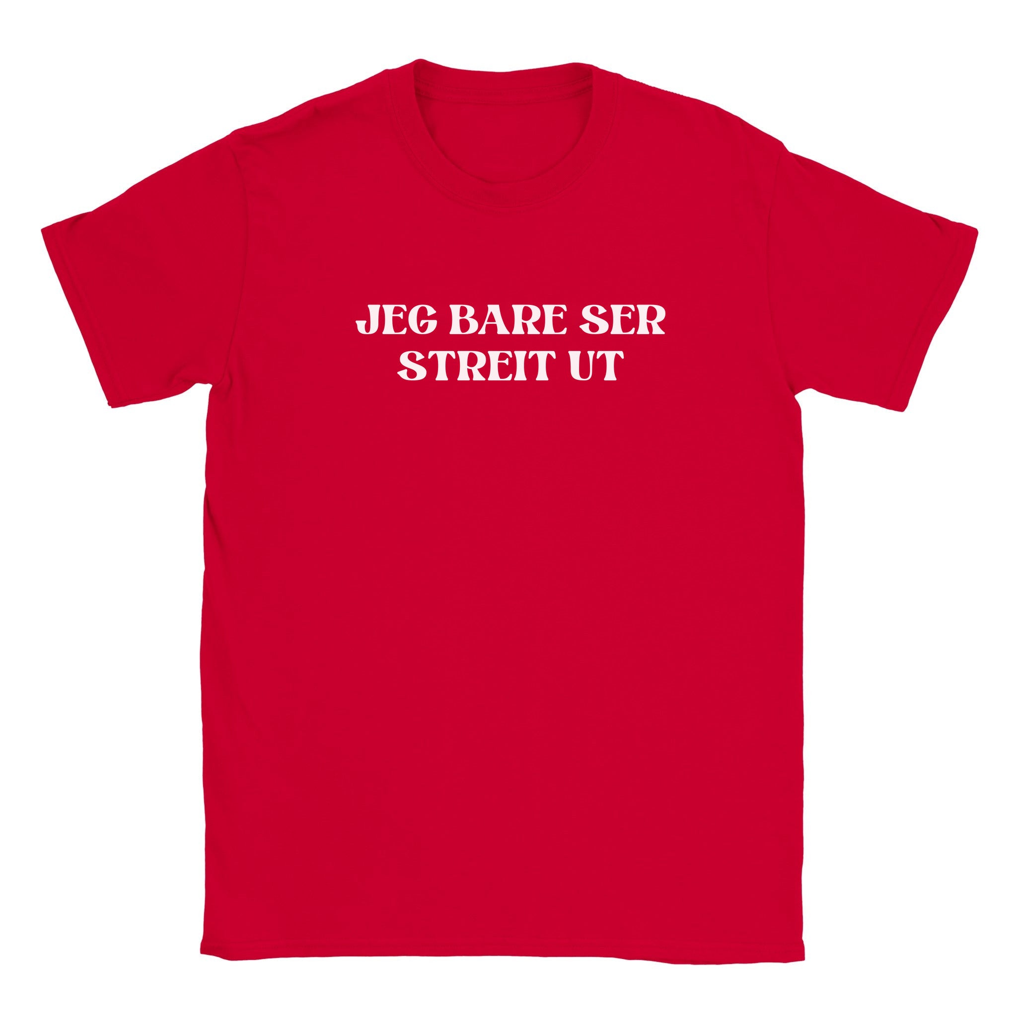 Jeg bare ser streit ut - Baby tee – Red