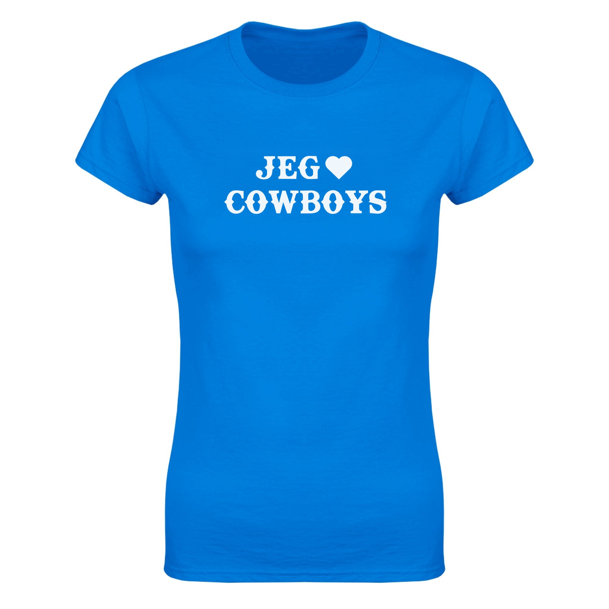 Jeg elsker cowboys - Dame t-skjorte – Royal
