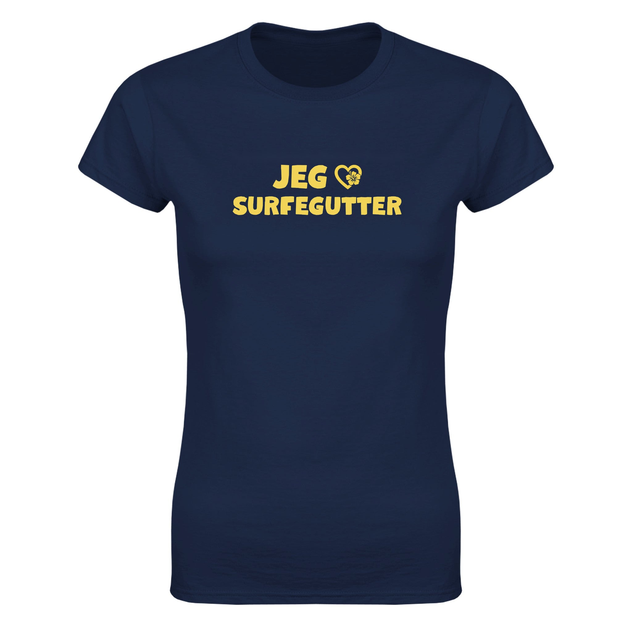 Jeg elsker surfegutter - Dame t-skjorte – Navy