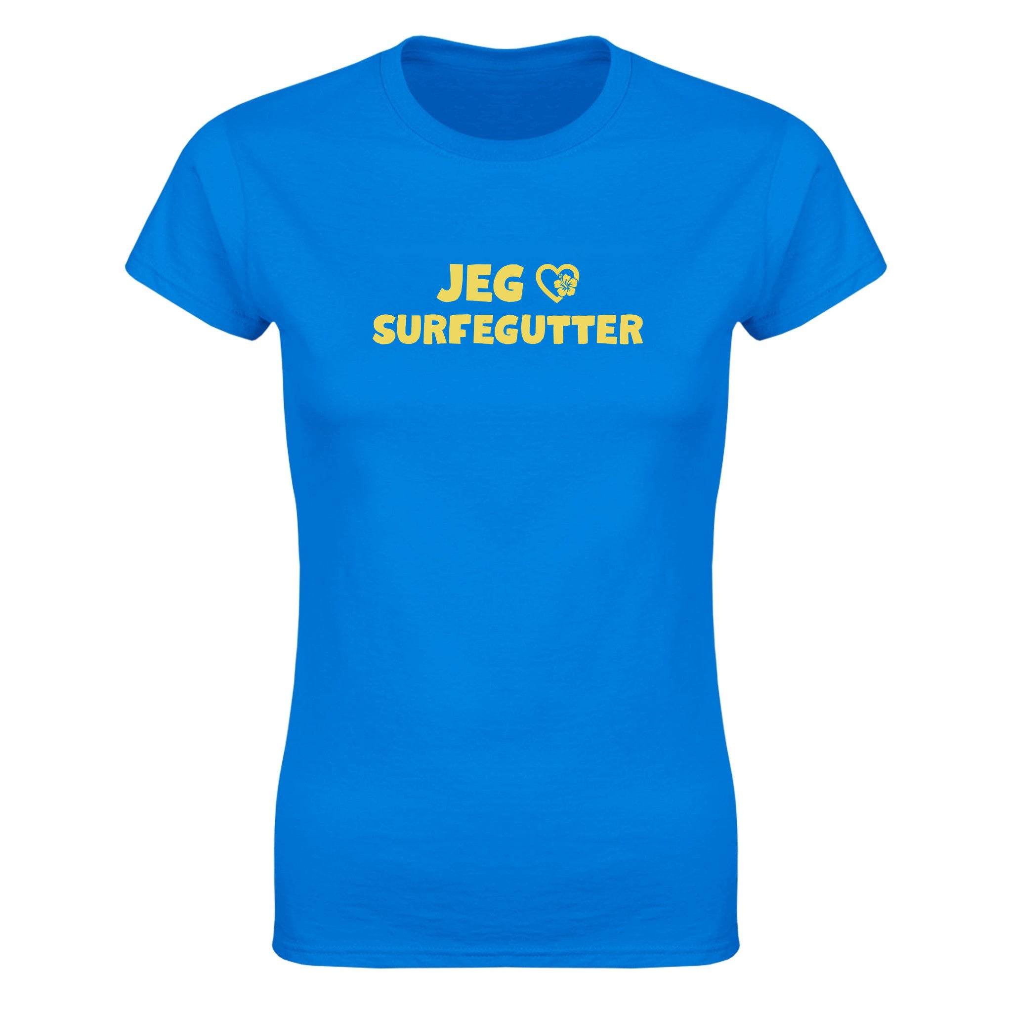 Jeg elsker surfegutter - Dame t-skjorte – Royal