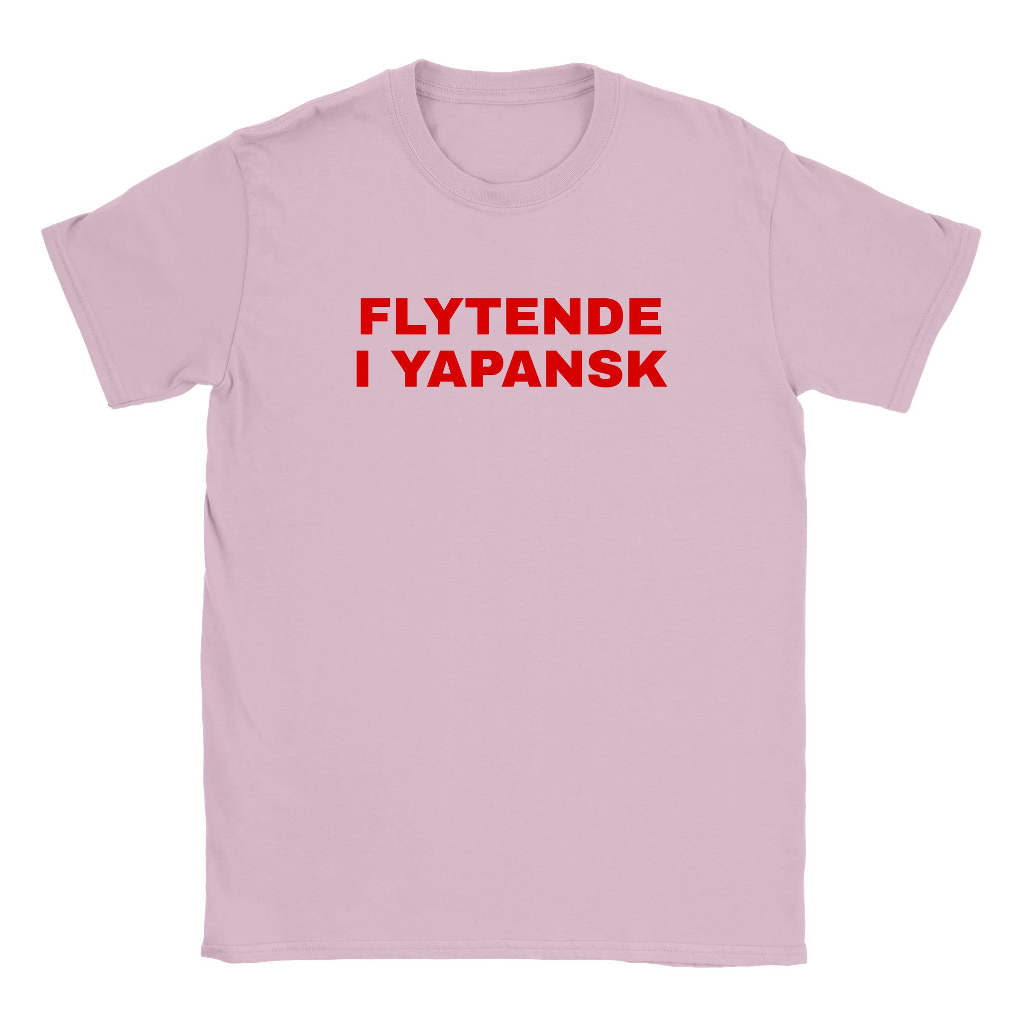 Flytende i yapansk - Baby tee – Light Pink