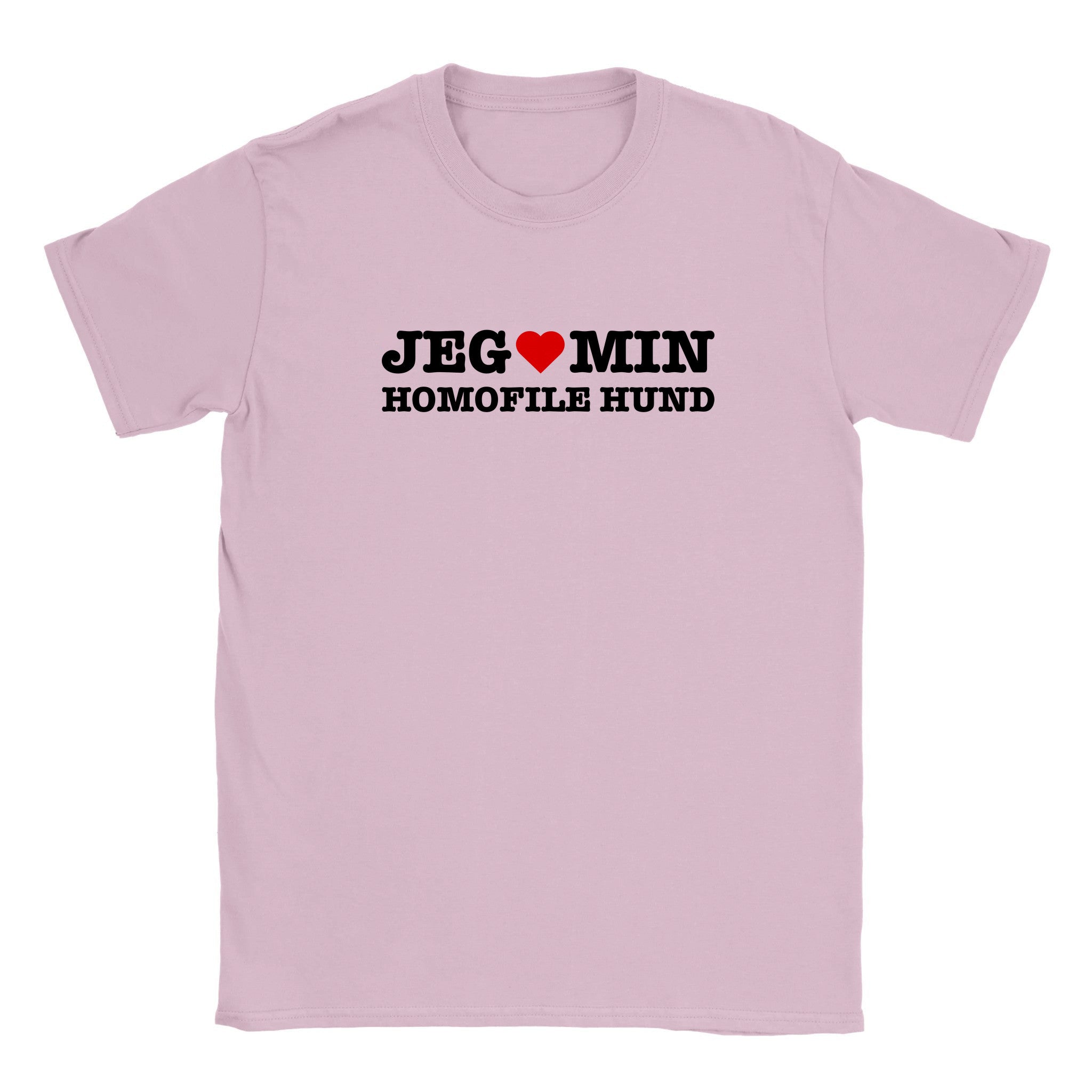 Jeg elsker min homofile hund - Baby tee – Light Pink