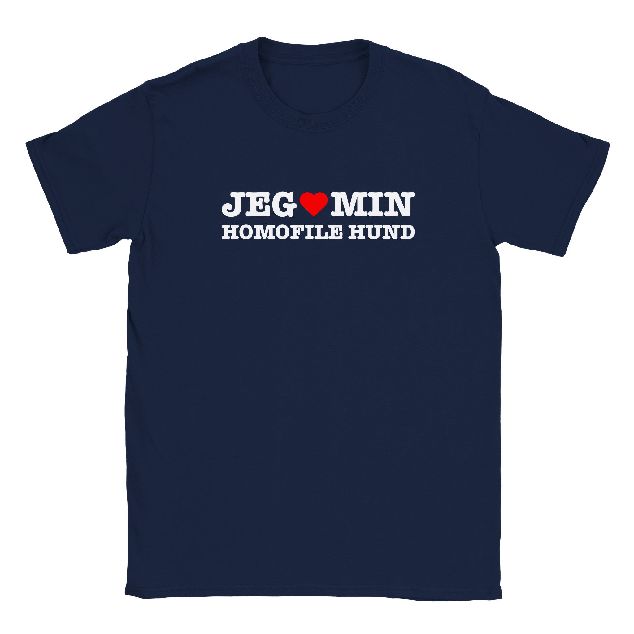 Jeg elsker min homofile hund - Baby tee – Navy