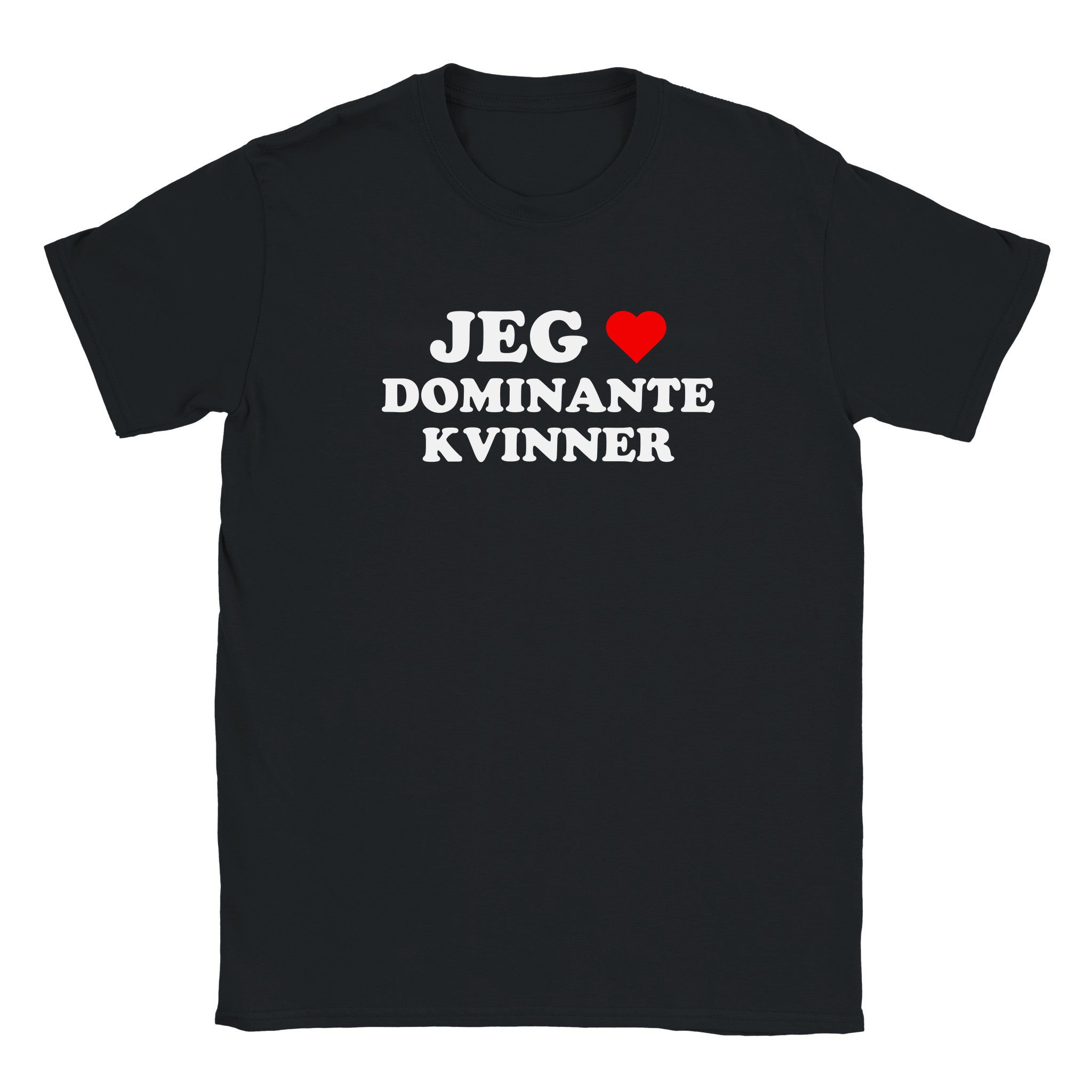 Jeg elsker dominante kvinner - Baby tee – Black
