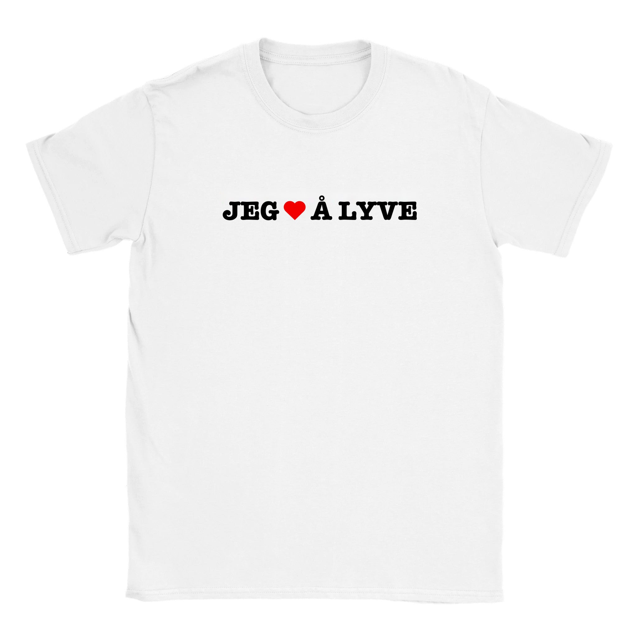 Jeg elsker å lyve - Baby tee – White