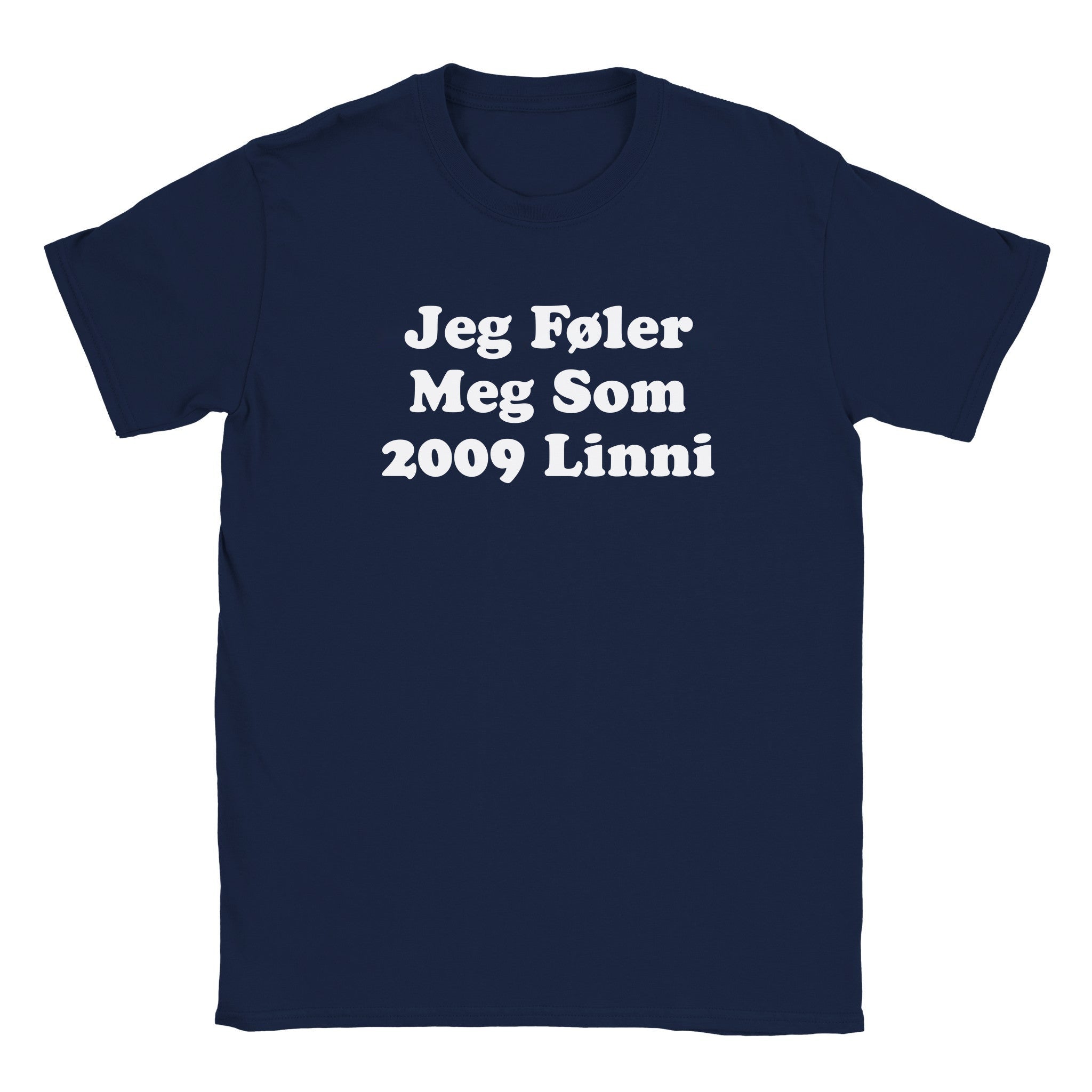 Jeg føler meg som 2009 Linni - Baby tee – Navy