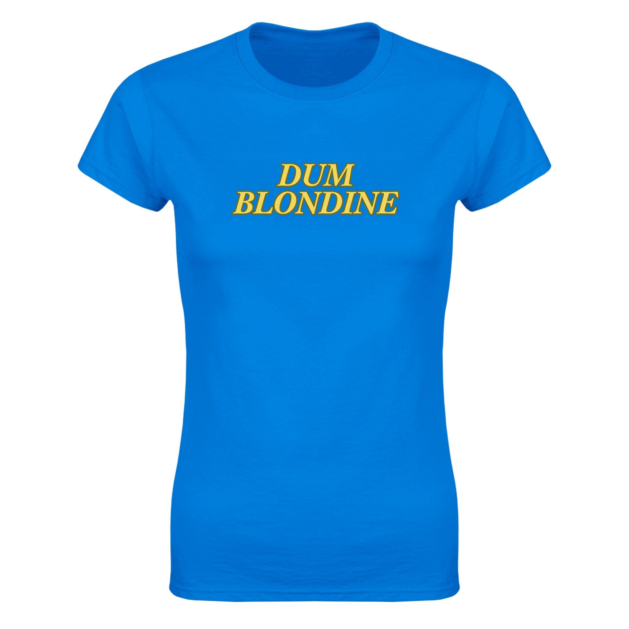 Dum blondine - Dame t-skjorte – Royal