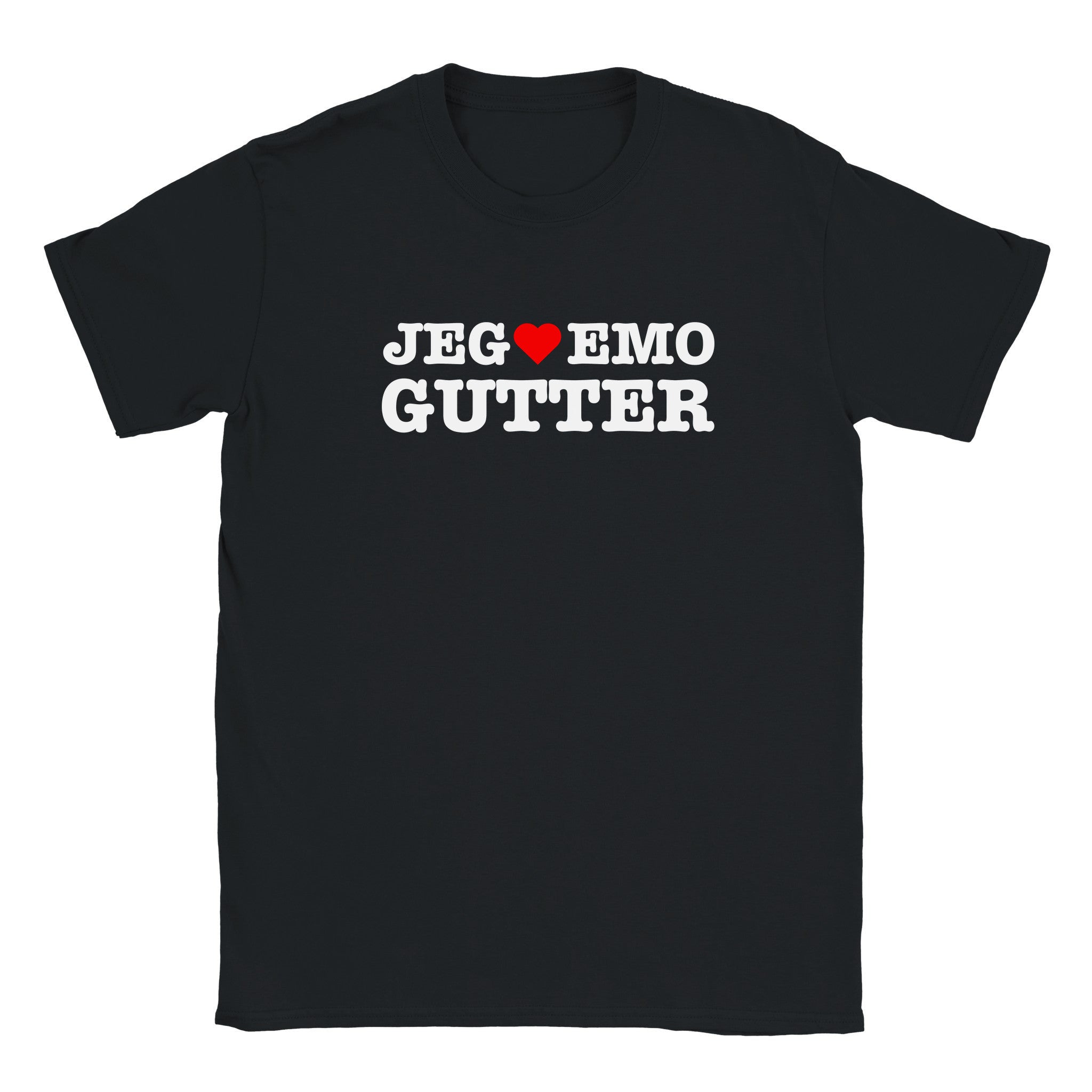 Jeg elsker emo gutter - Baby tee – Black