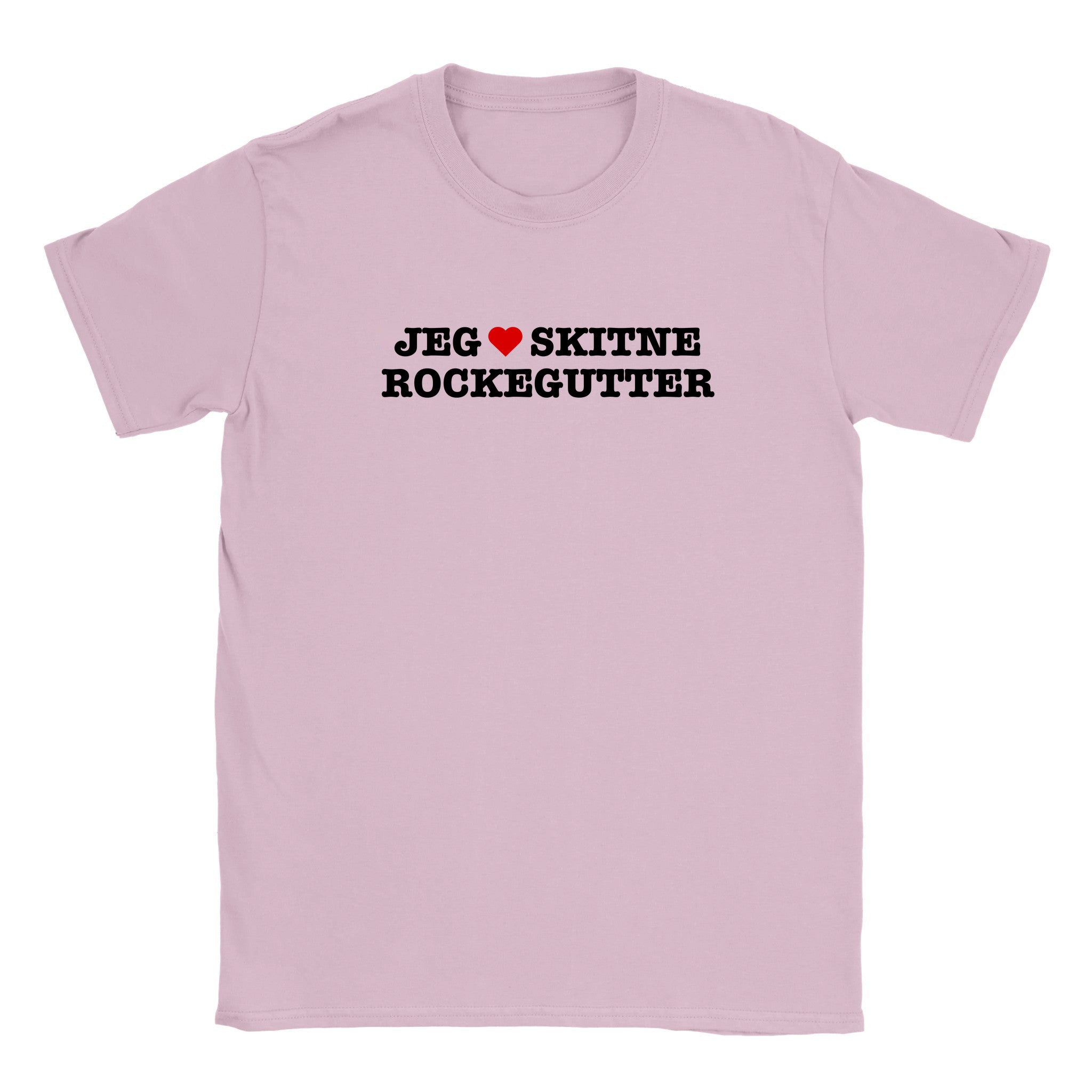 Jeg elsker skitne rockegutter - Baby tee – Light Pink