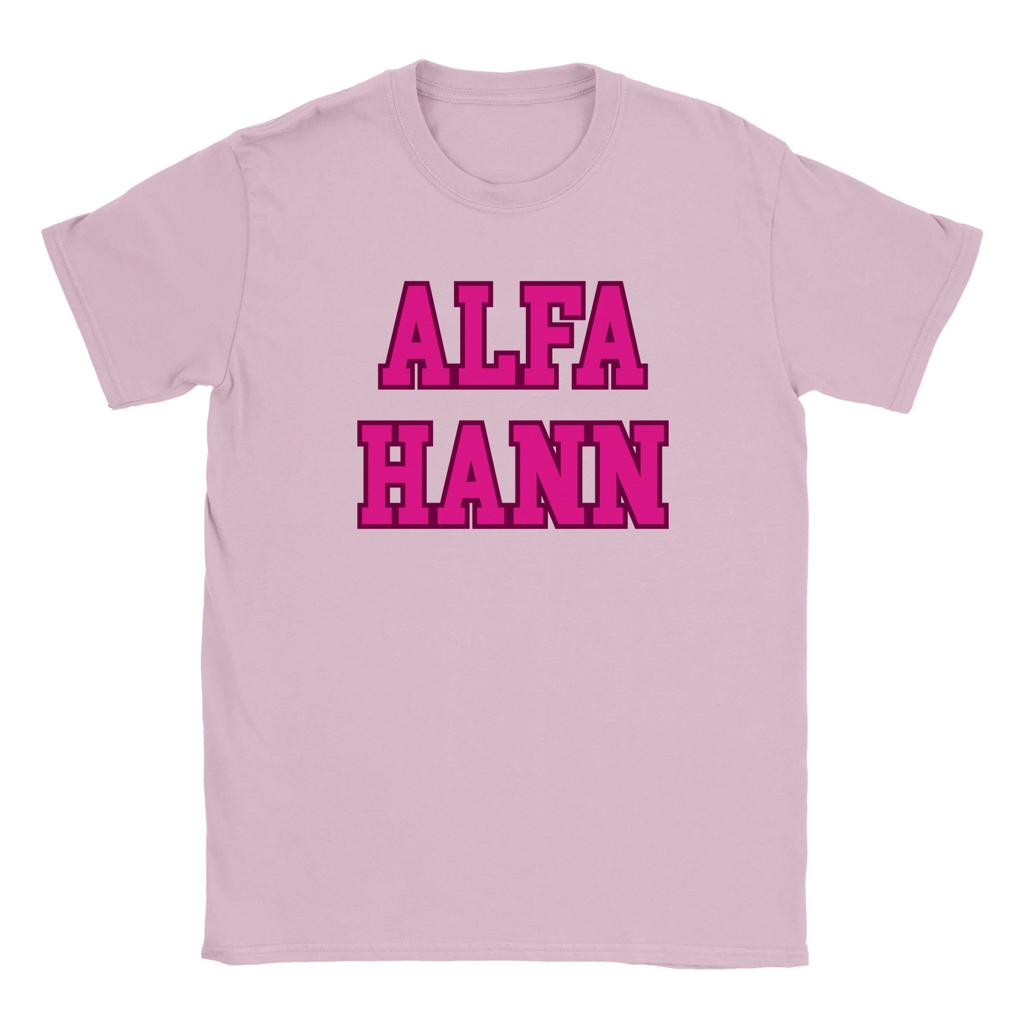 Alfa hann - Baby tee – Light Pink