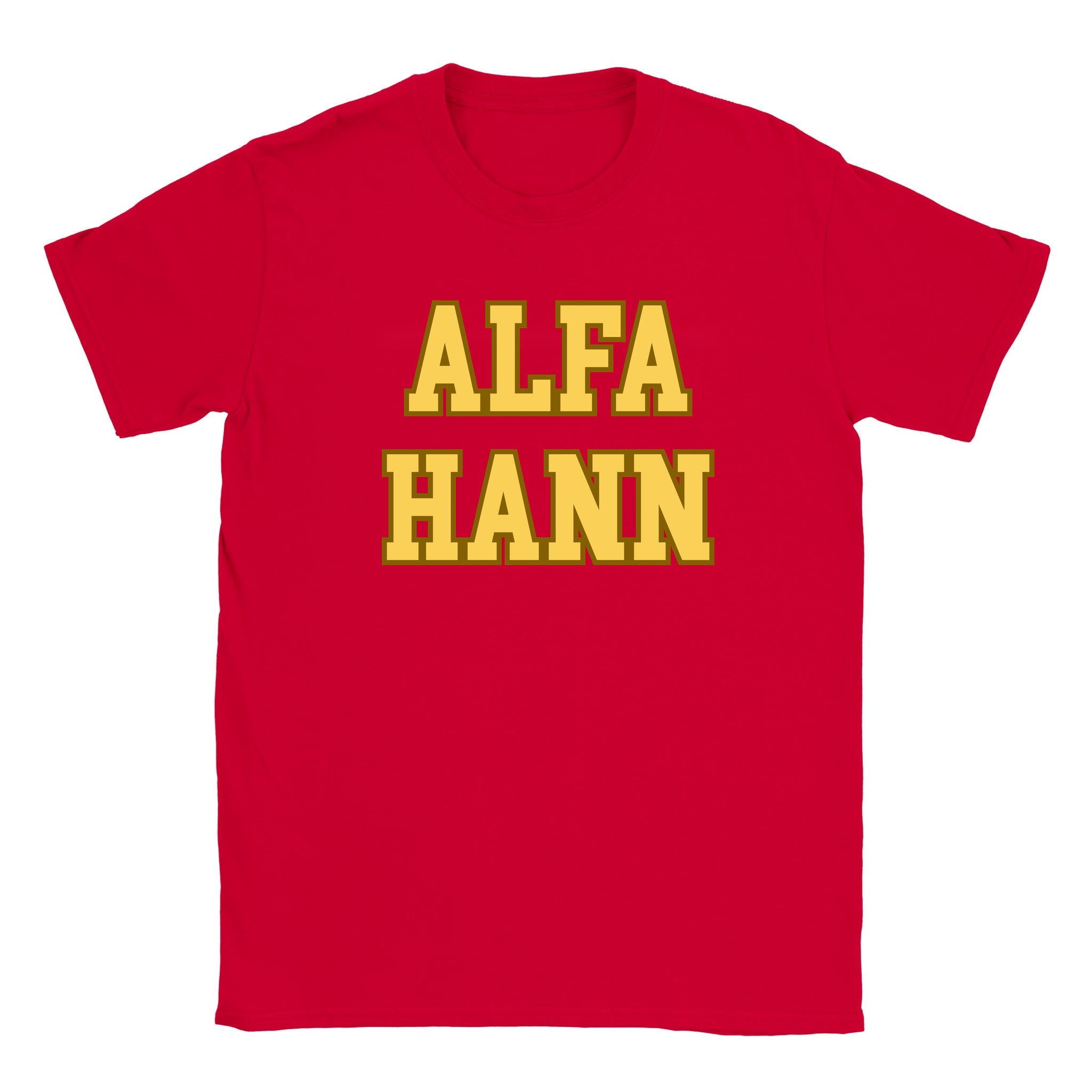 Alfa hann - Baby tee – Red