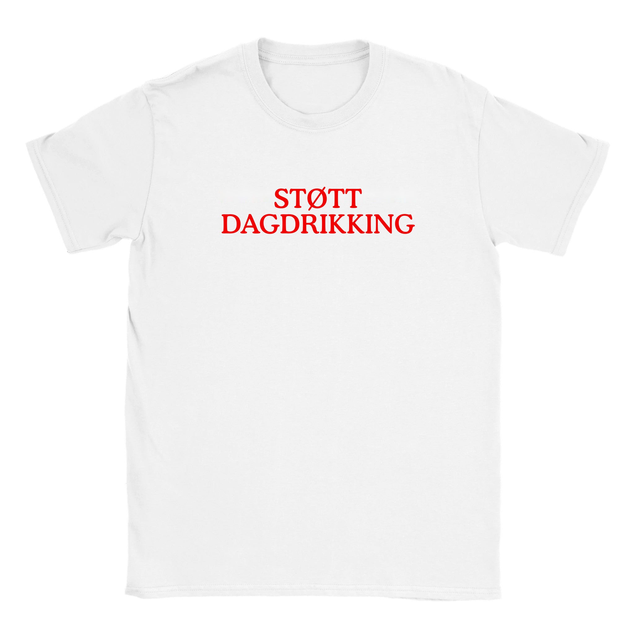 Støtt dagdrikking - Baby tee – White