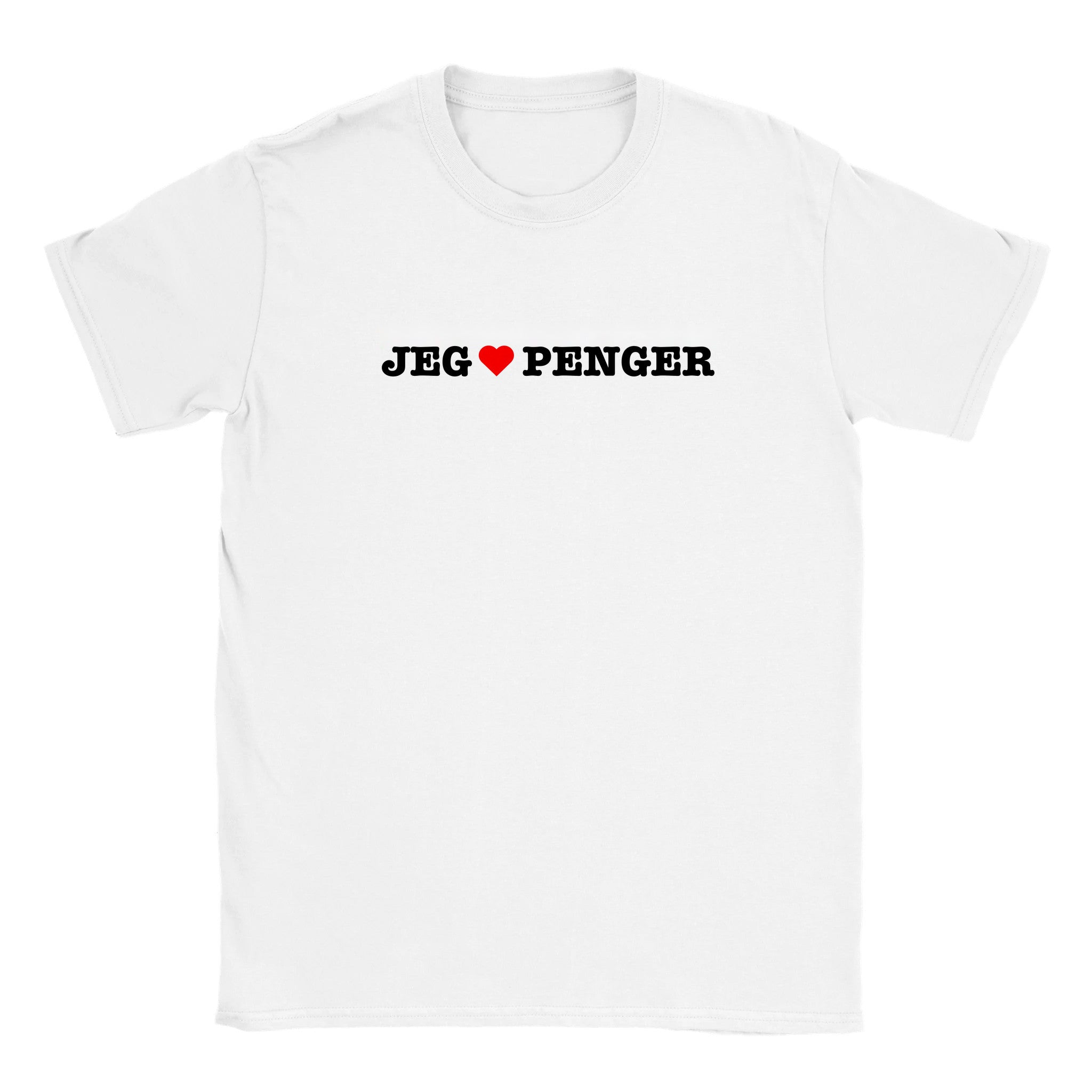 Jeg elsker penger - Baby tee – White