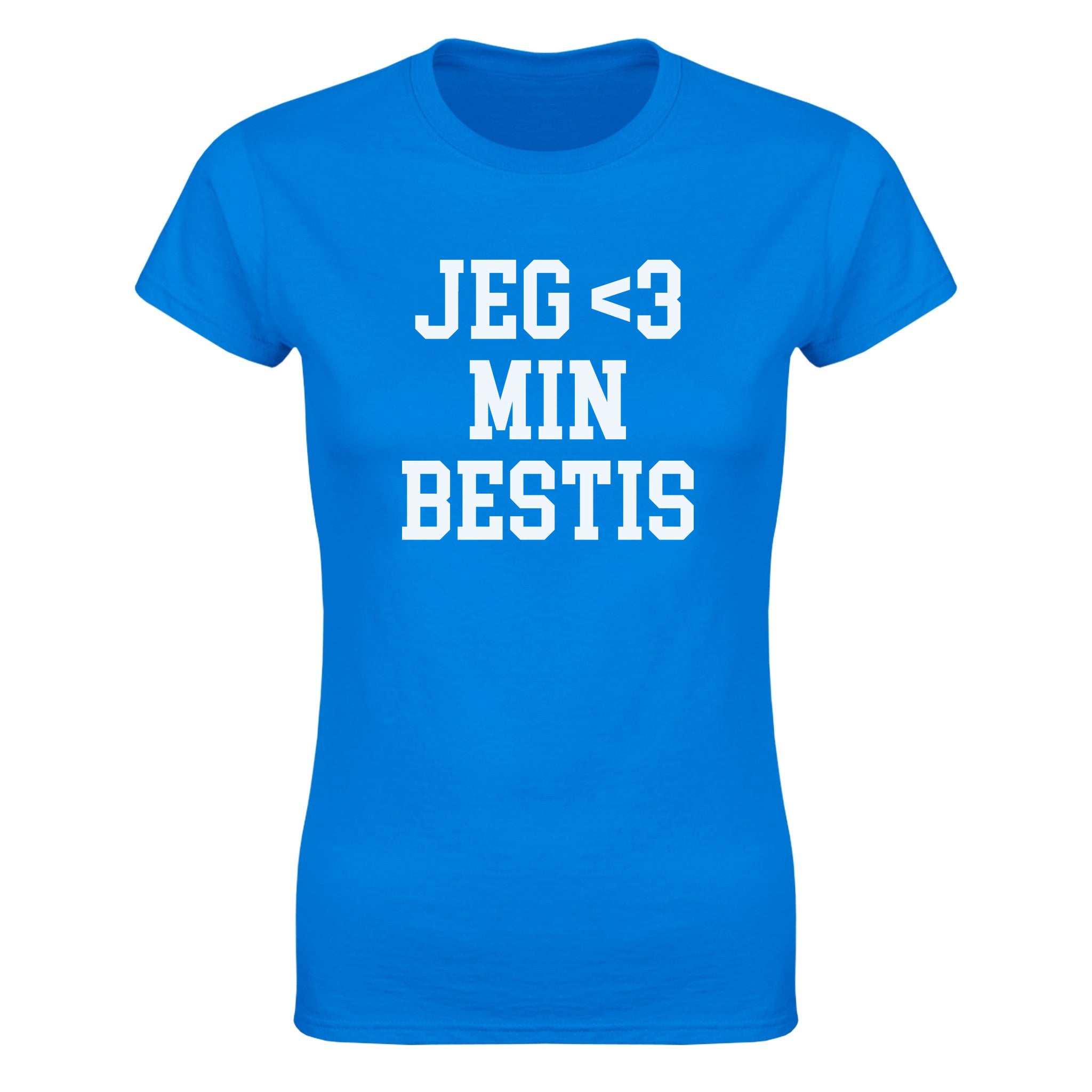 Jeg elsker 3 min bestis - Dame t-skjorte – Royal