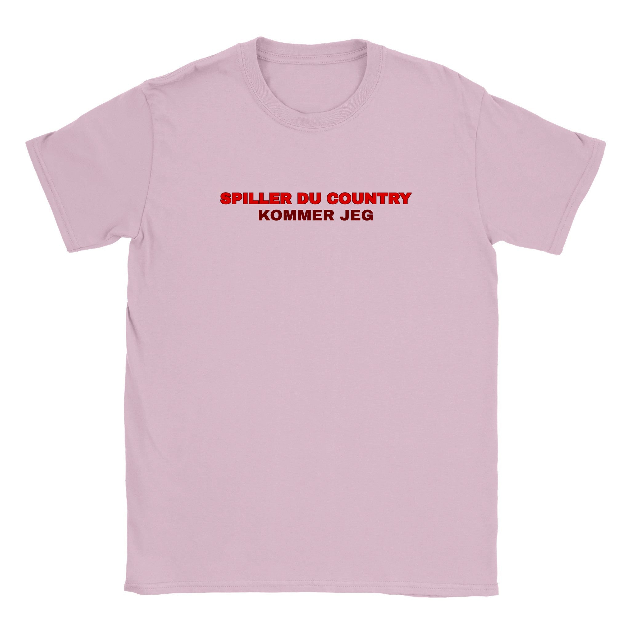 Spiller du country kommer jeg - Baby tee – Light Pink